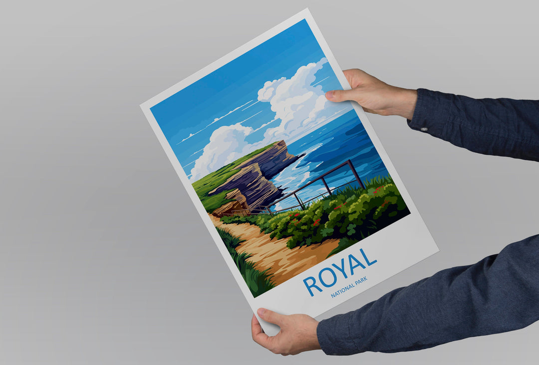Royal National Park Travel Print Wall Art Royal National Park Wall Hanging Home Décor Royal National Park Gift Art Lovers Wall Art Australia