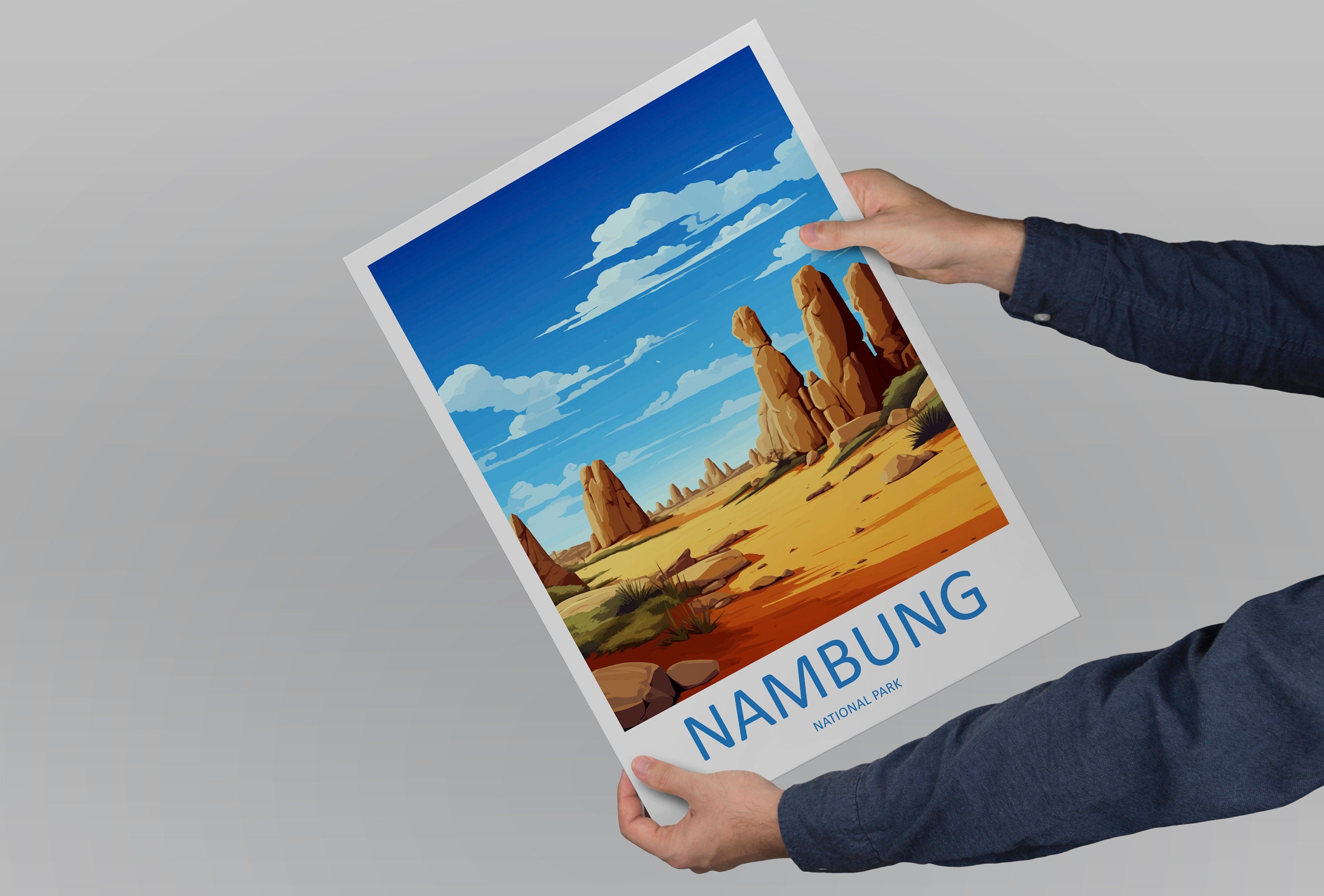 Nambung National Park Travel Print