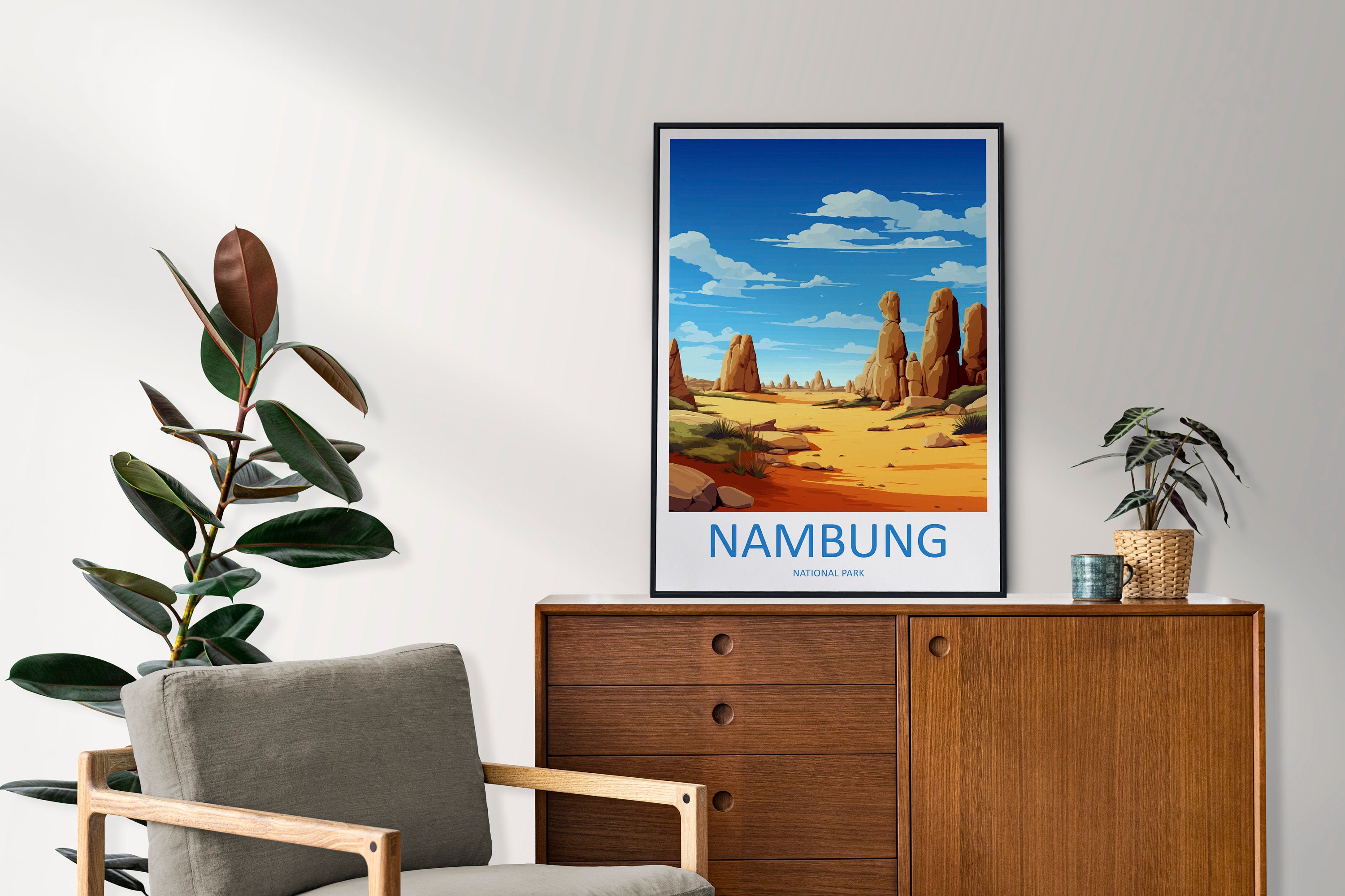 Nambung National Park Travel Print