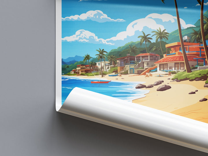 Honduras Travel Print Wall Art Honduras Wall Hanging Home Décor Honduras Gift Art Lovers Wall Art Caribbean Travel Print Poster