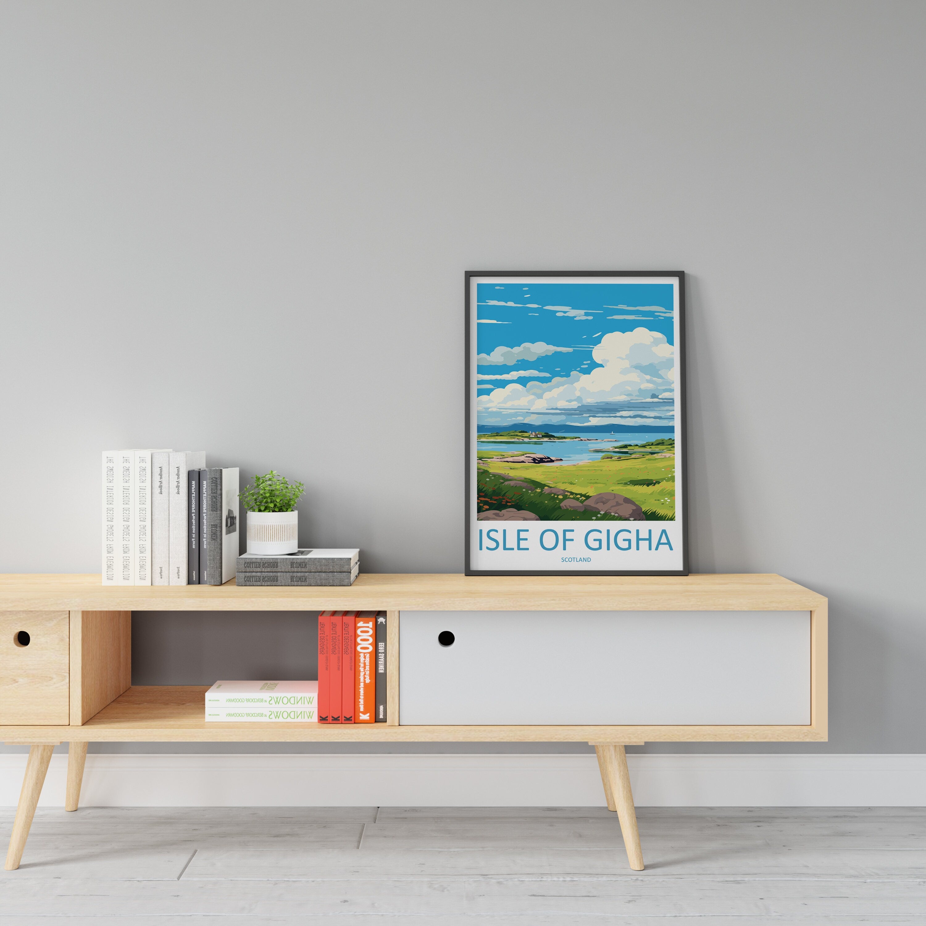 Isle Of Gigha Travel Print