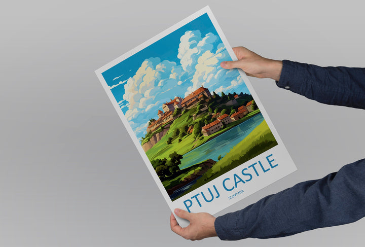 Ptuj Castle Travel Print Ptuj Castle Home Décor Slovenia Art Print Ptuj Castle Wall Print For Lake Bled Gift Wall Hanging Artwork