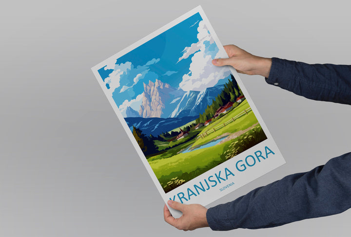 Kranjska Gora Travel Print Kranjska Gora Home Décor Slovenia Art Print Kranjska Gora Wall Print For Gift Wall Hanging Art Travel Slovenia