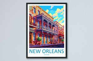 New Orleans Travel Print