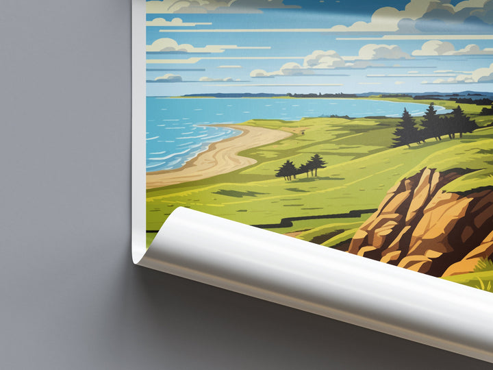 Whistling Straits Golf Course Travel Print Wall Art Whistling Straits Wall Hanging Home Décor Whistling Straits Gift Art Lovers Golf Art