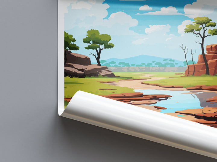 Kakadu National Park Travel Print Wall Kakadu National Park Wall Hanging Home Décor Kakadu Gift Art Lovers Art Australia Art