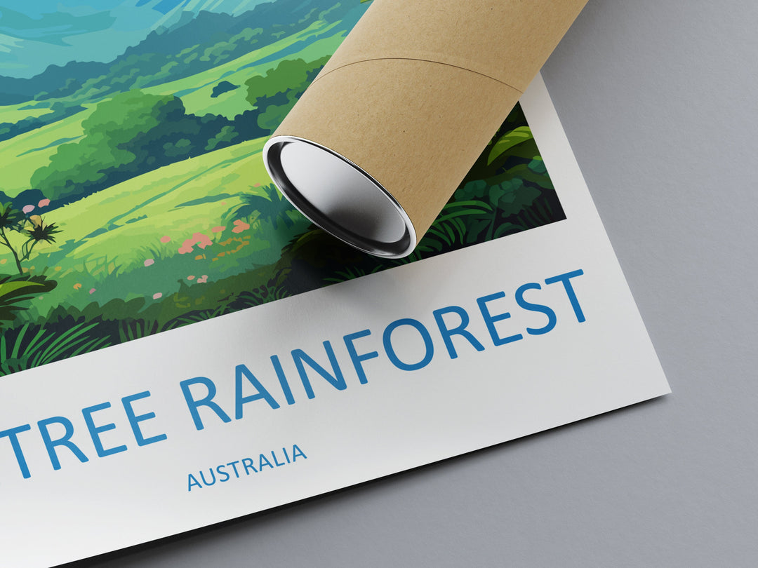 Daintree Rainforest Travel Print Wall Art Daintree Wall Hanging Home Décor Daintree Gift Art Lovers Wall Art Australia Poster Deco Gift