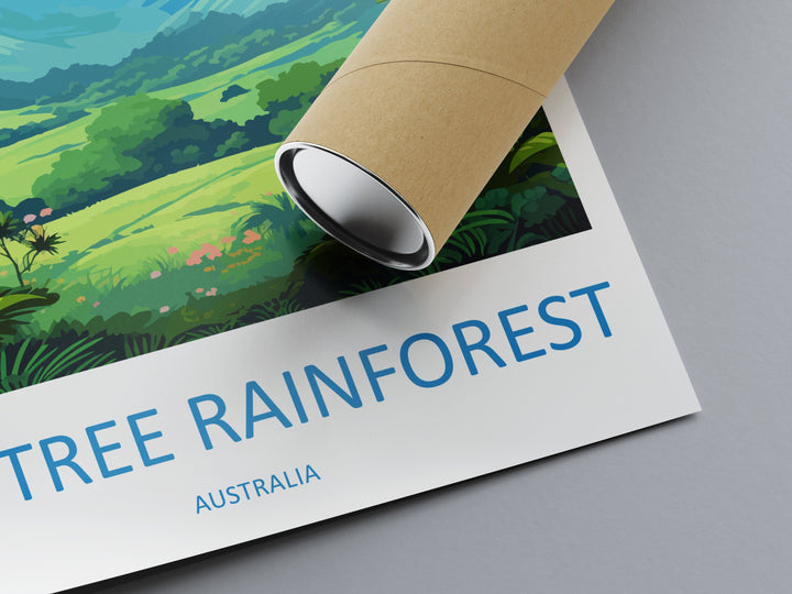 Daintree Rainforest Travel Print Wall Art Daintree Wall Hanging Home Décor Daintree Gift Art Lovers Wall Art Australia Poster Deco Gift
