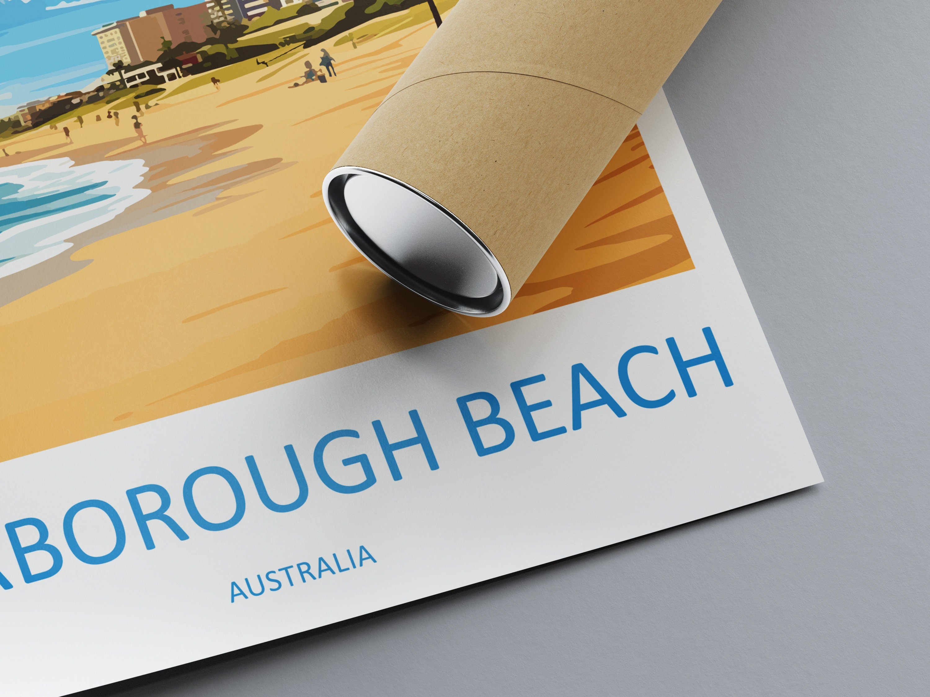 Scarborough Beach Travel Print