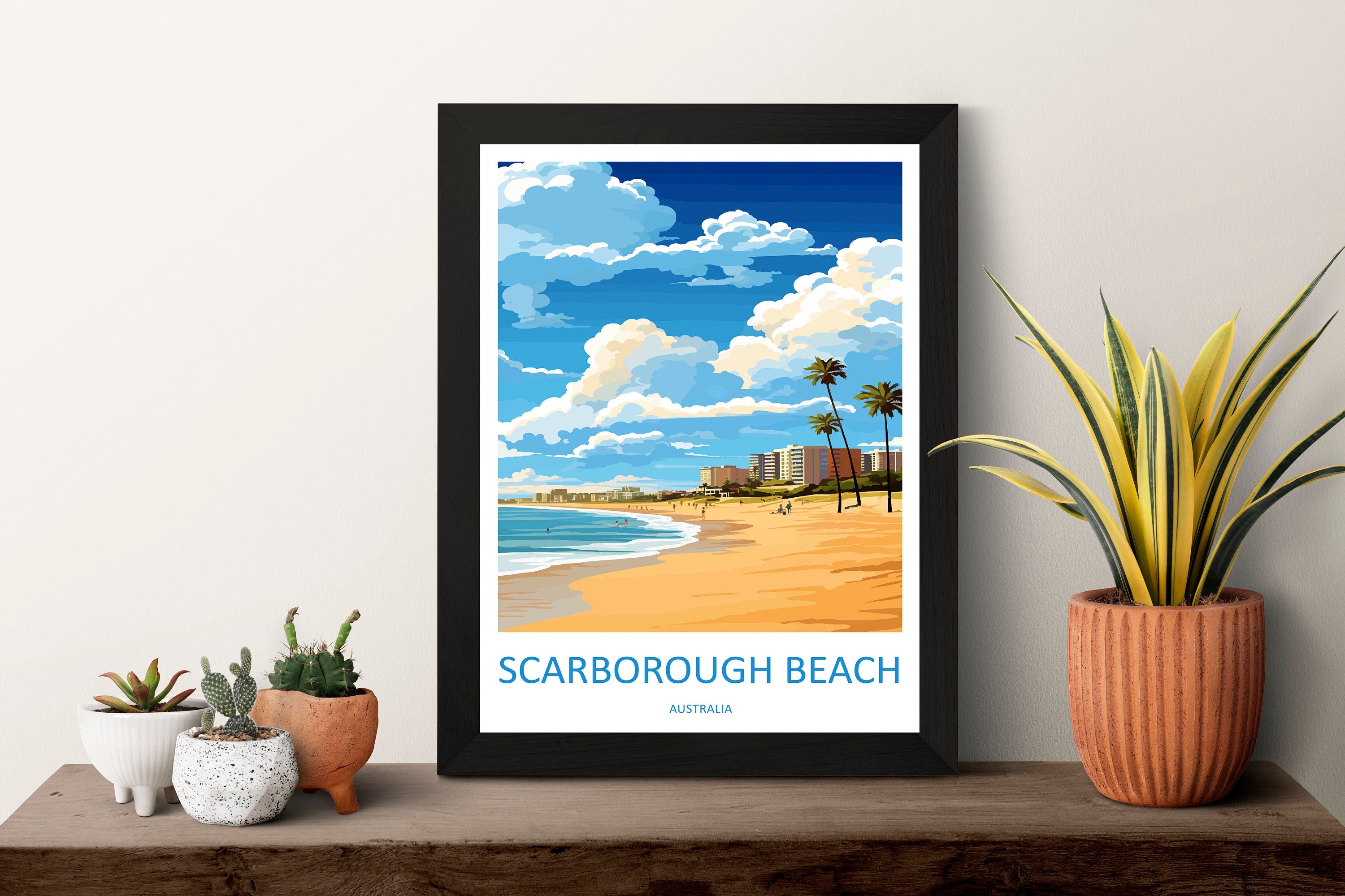 Scarborough Beach Travel Print