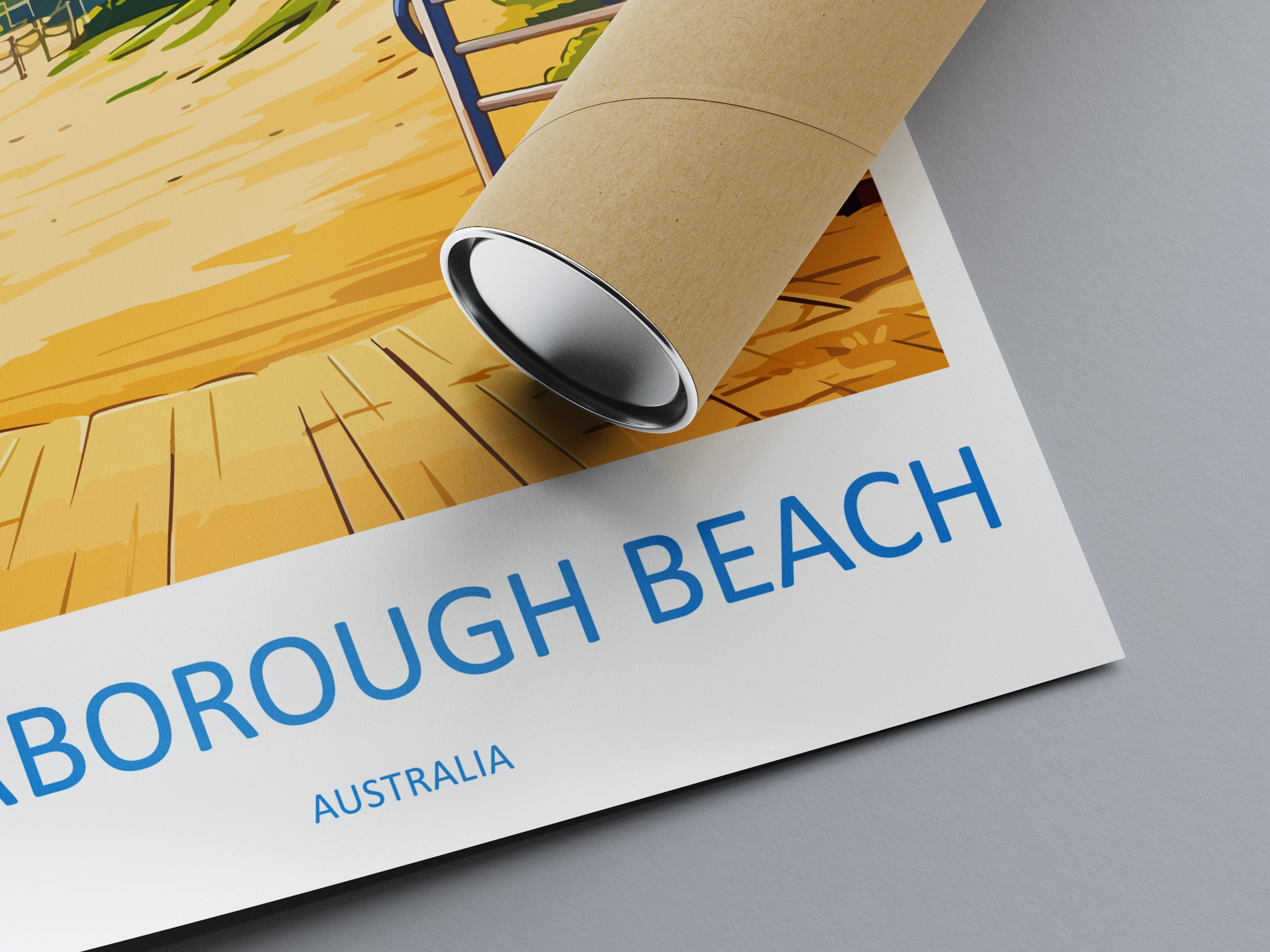 Scarborough Beach Travel Print