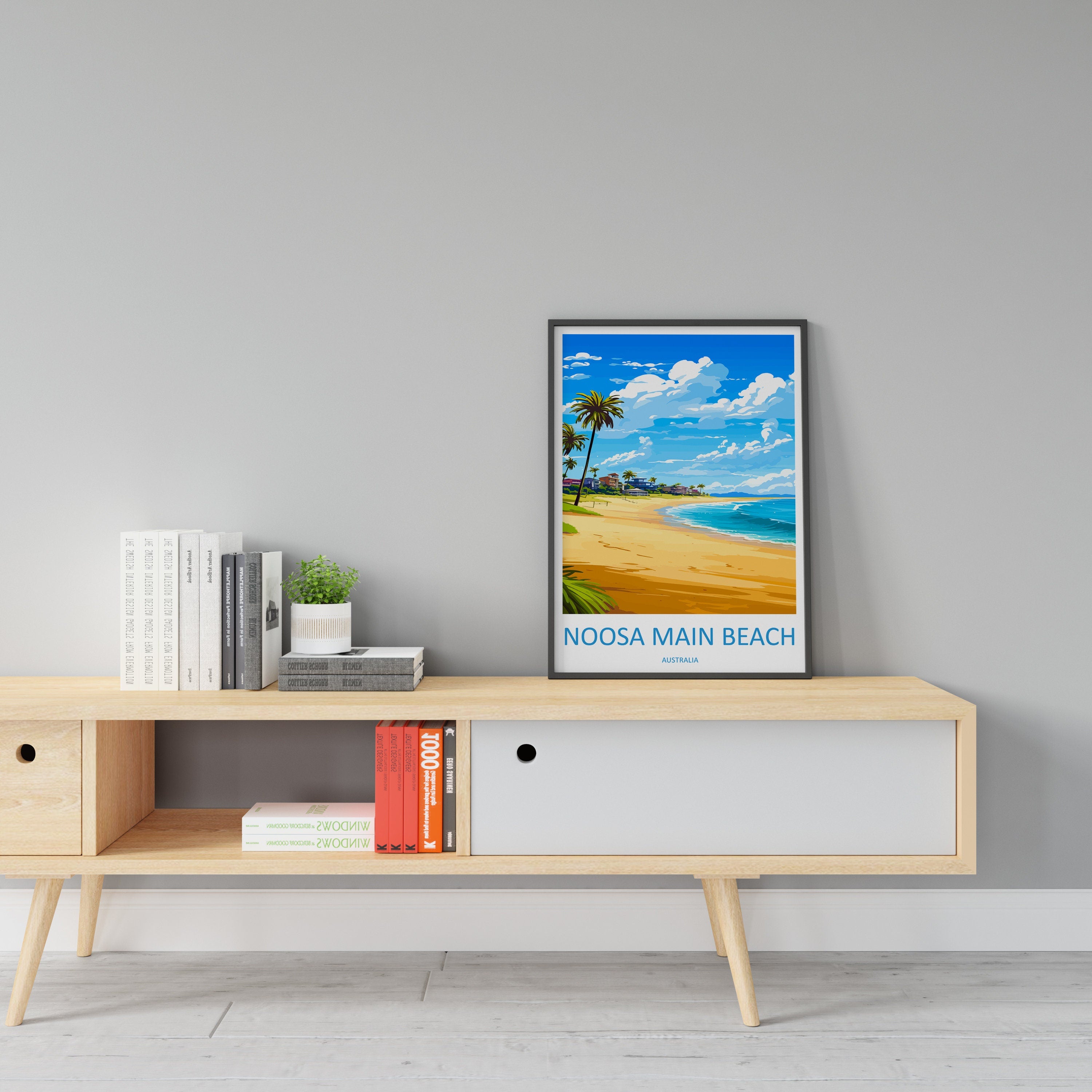 Noosa Main Beach Travel Print