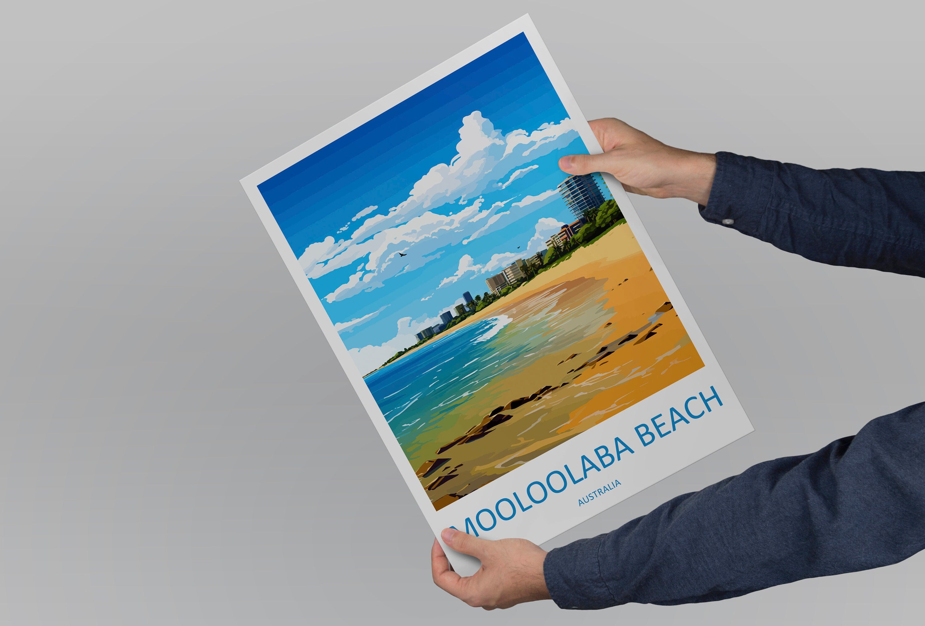 Mooloolaba Beach Travel Print