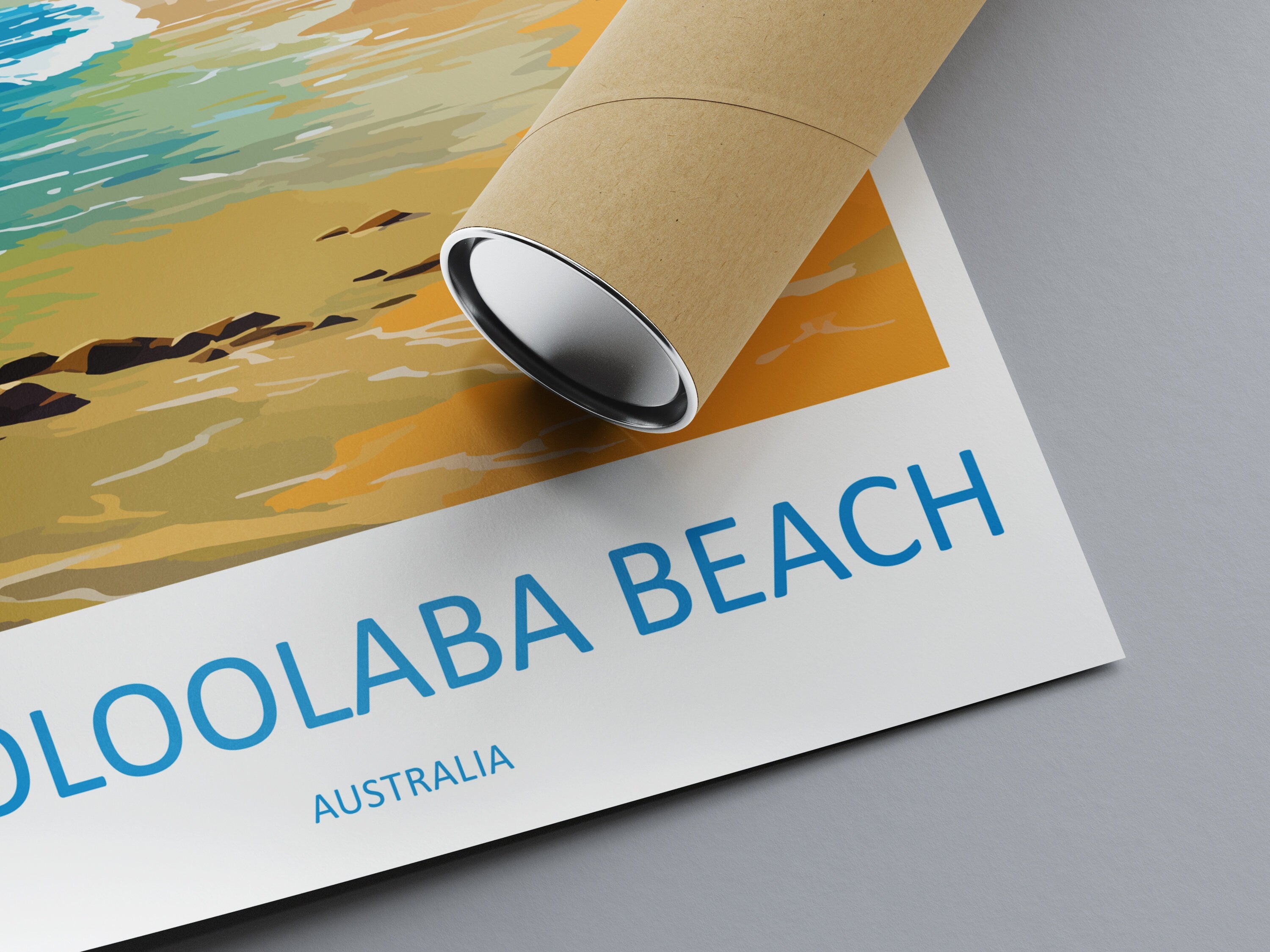 Mooloolaba Beach Travel Print