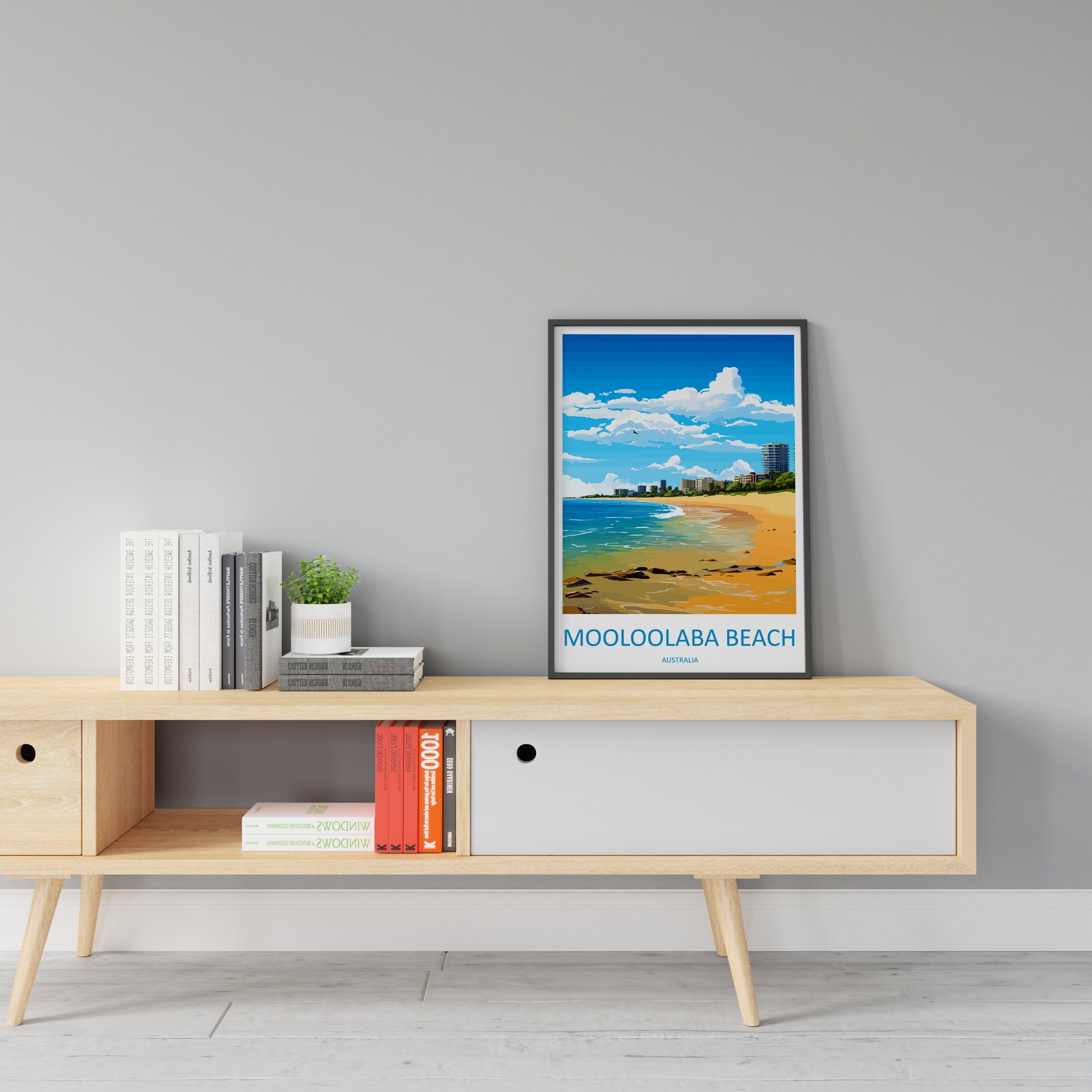 Mooloolaba Beach Travel Print