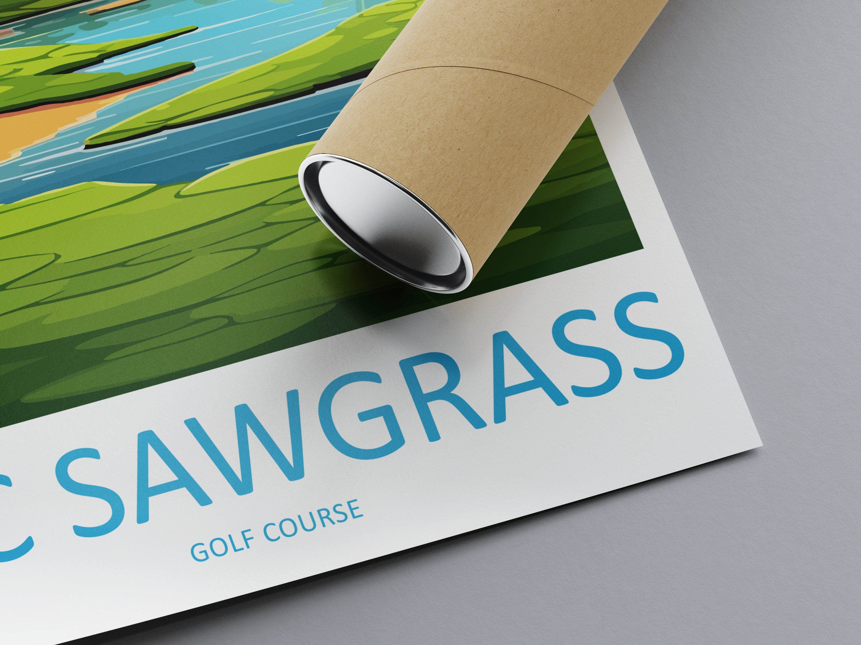 TPC Sawgrass Golf Course Travel Print