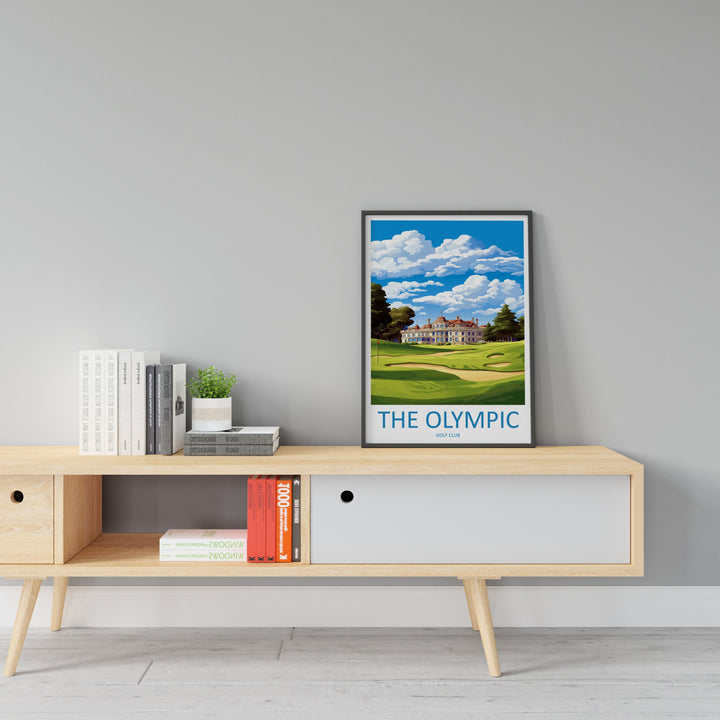 The Olympic Golf Club Travel Print Wall Art The Olympic Golf Course Wall Hanging Home Décor The Olympic Golf Course Gift Art Lovers