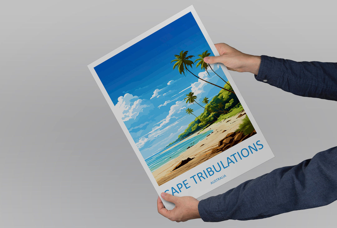 Cape Tribulation Travel Print Wall Art Cape Tribulation Wall Hanging Home Décor Cape Tribulation Gift Art Lovers Wall Art Australia Poster