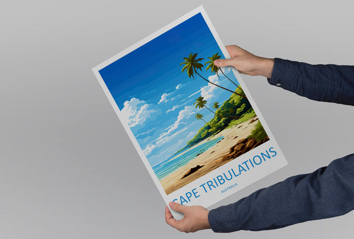 Cape Tribulation Travel Print Wall Art Cape Tribulation Wall Hanging Home Décor Cape Tribulation Gift Art Lovers Wall Art Australia Poster