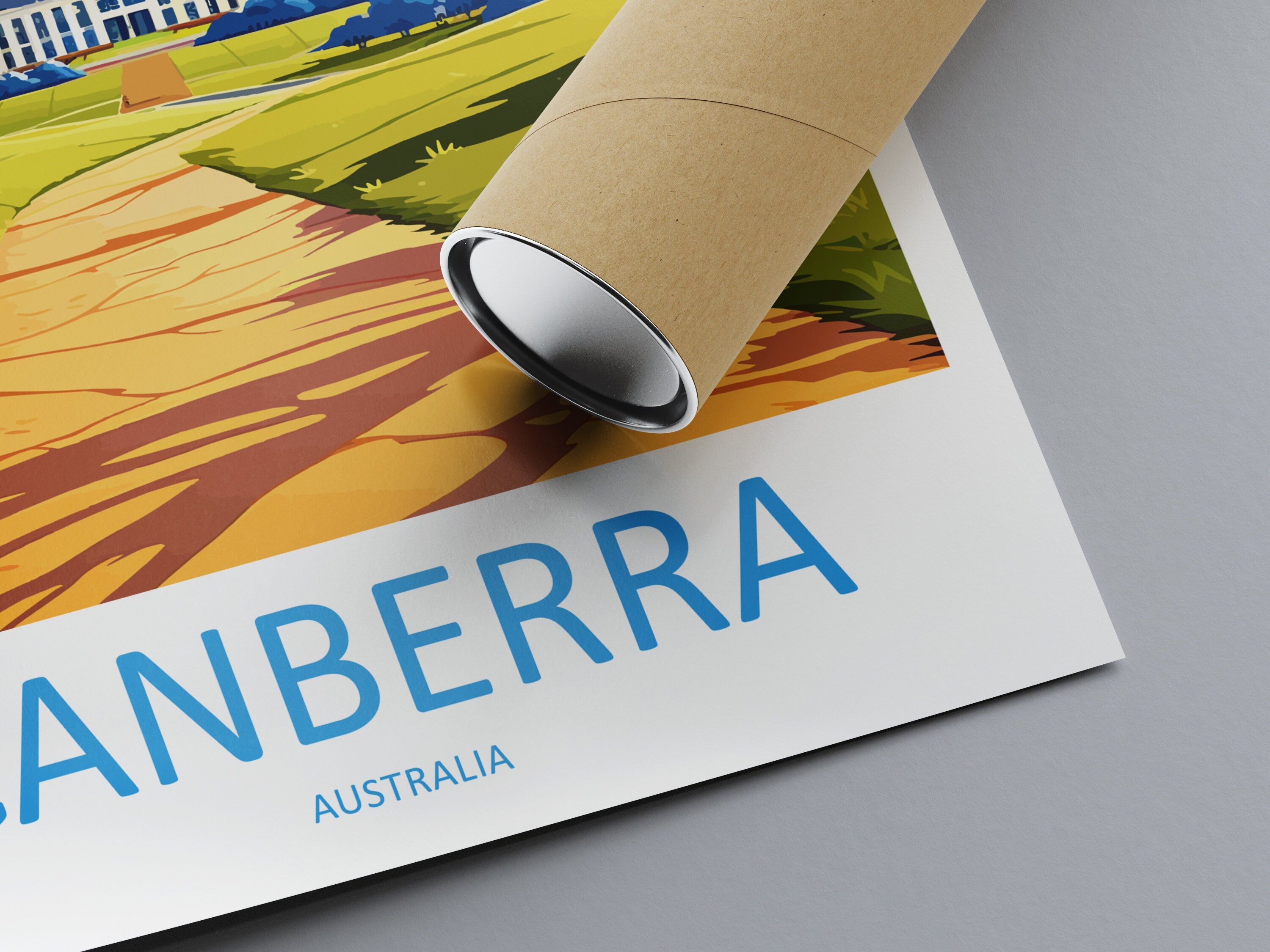 Canberra Travel Print