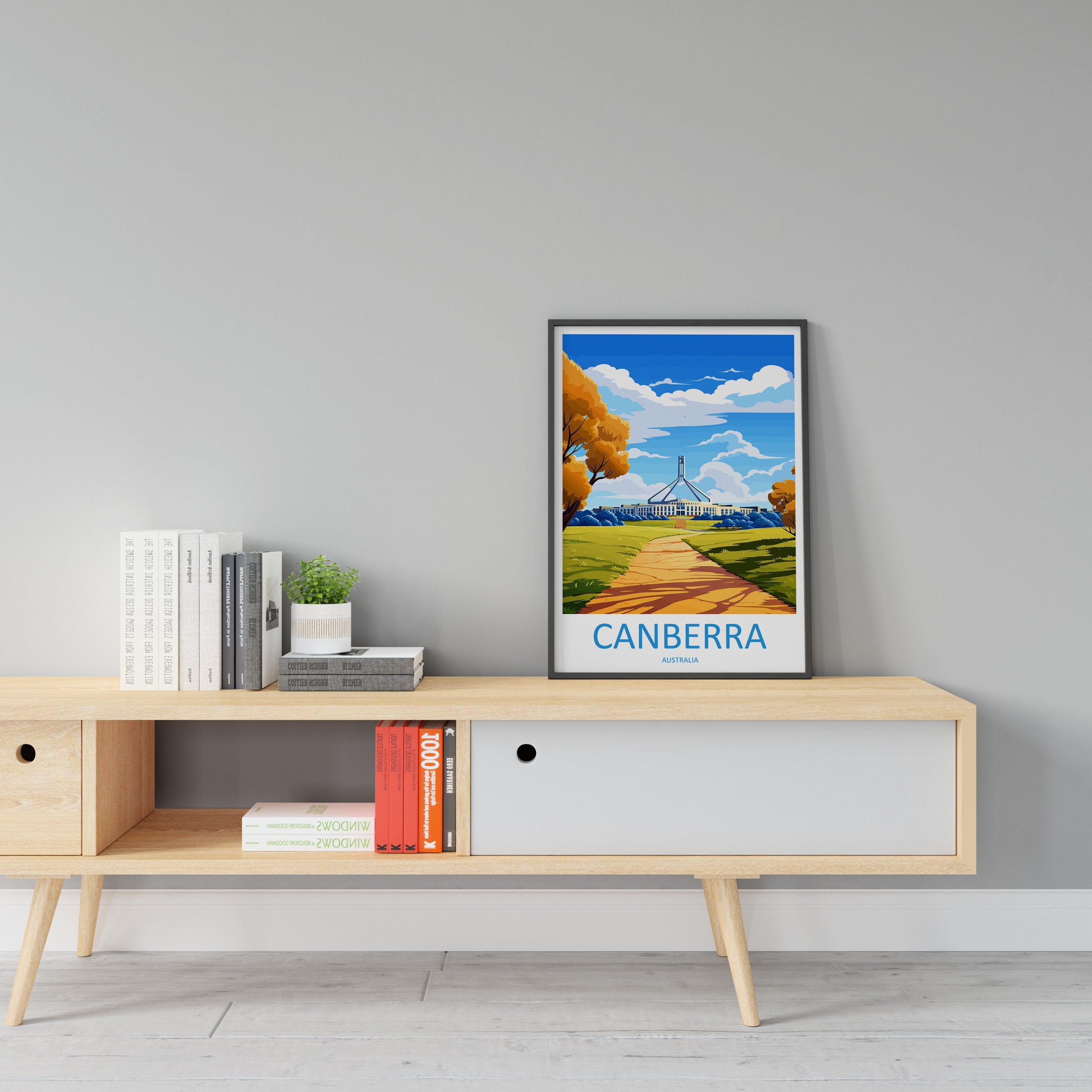 Canberra Travel Print