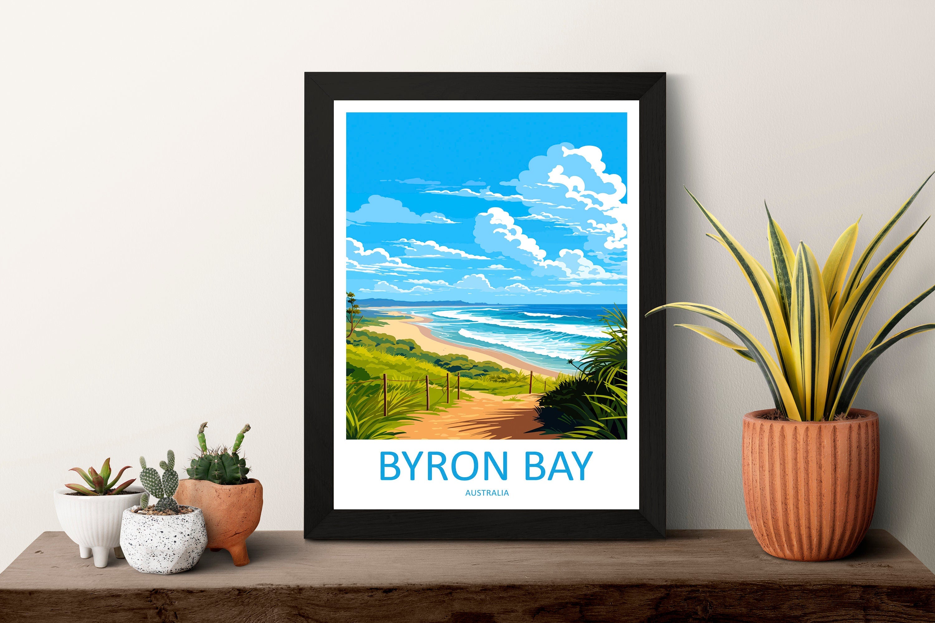 Byron Bay Travel Print