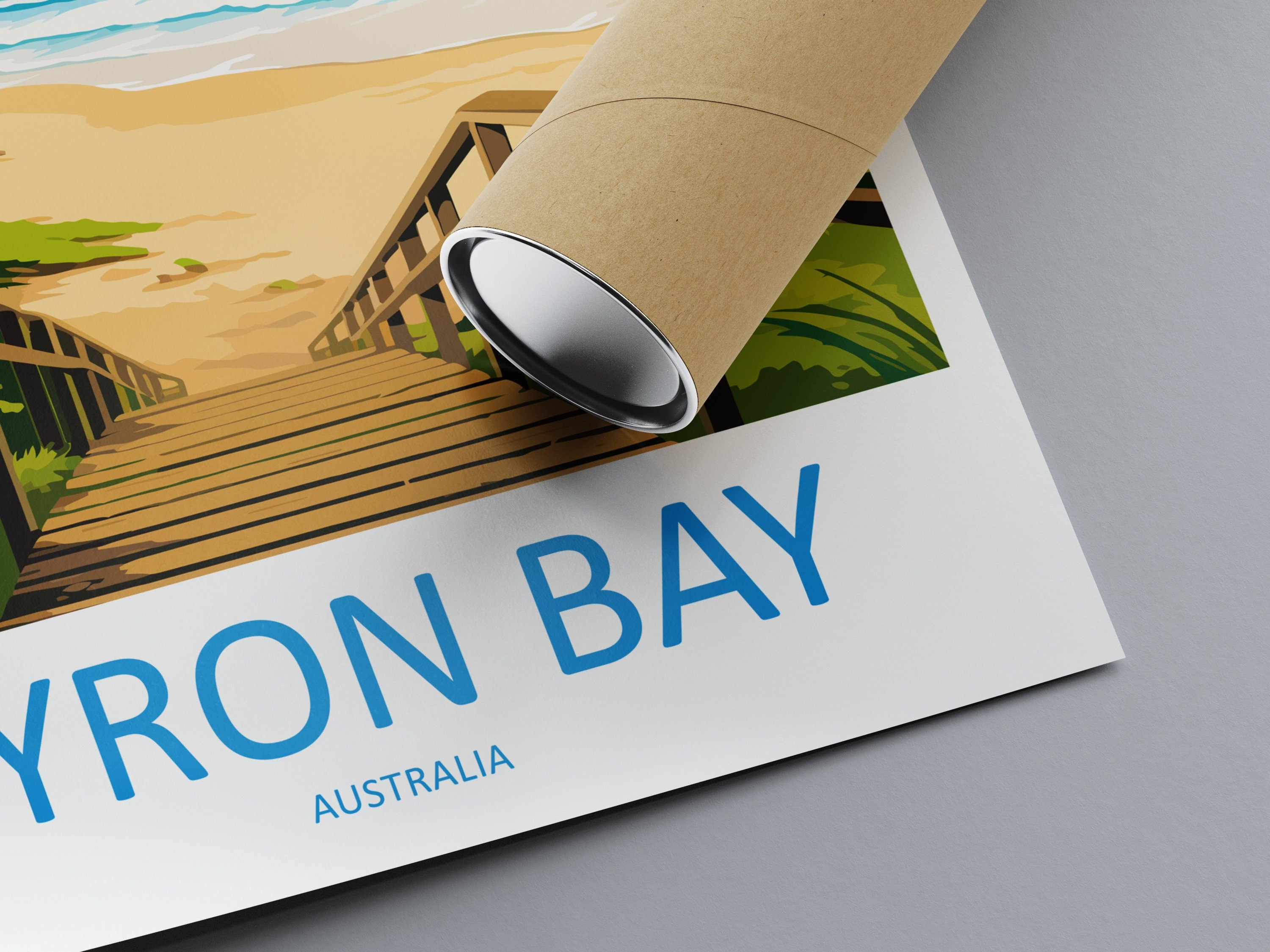 Byron Bay Travel Print