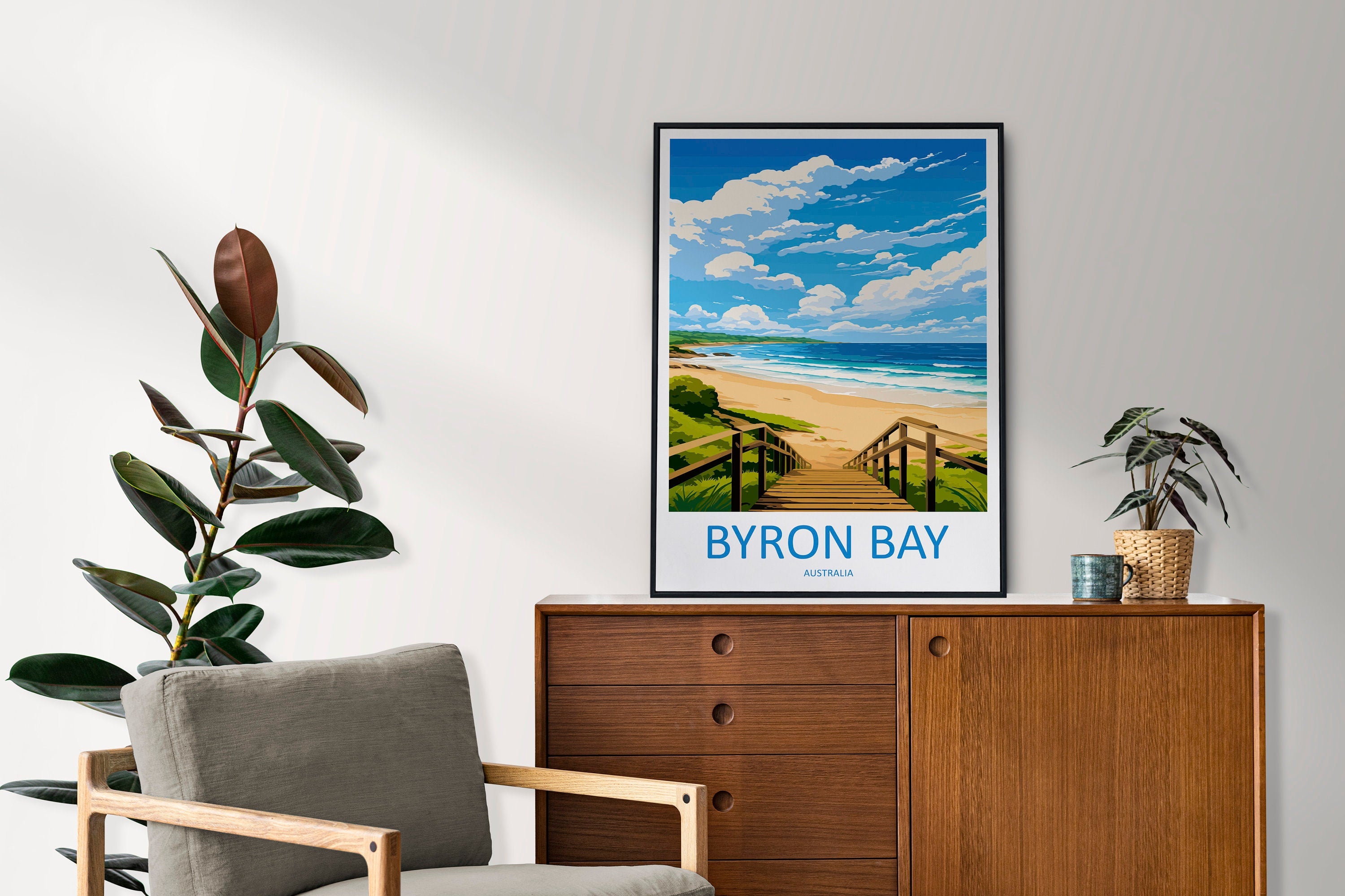 Byron Bay Travel Print