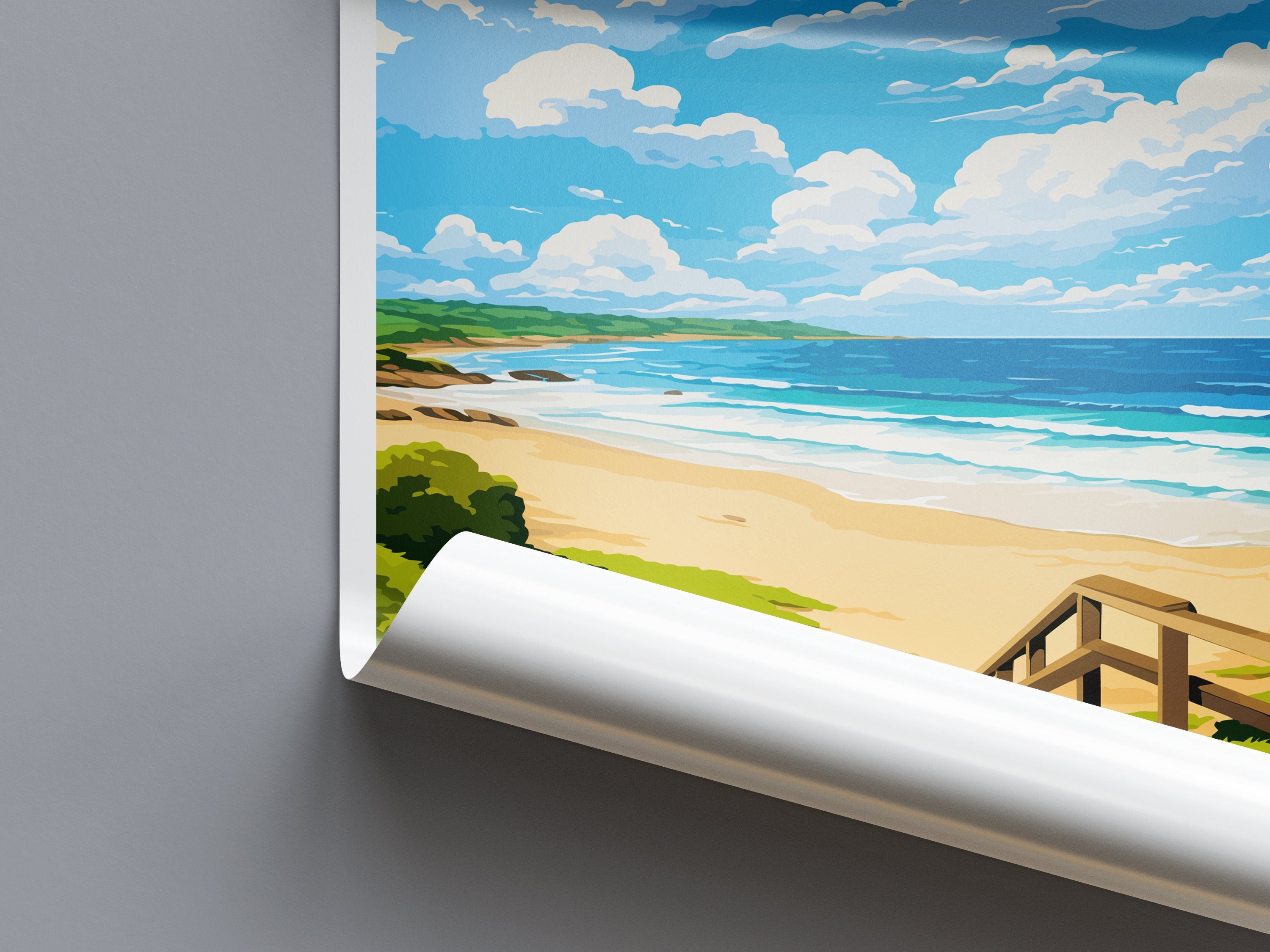 Byron Bay Travel Print