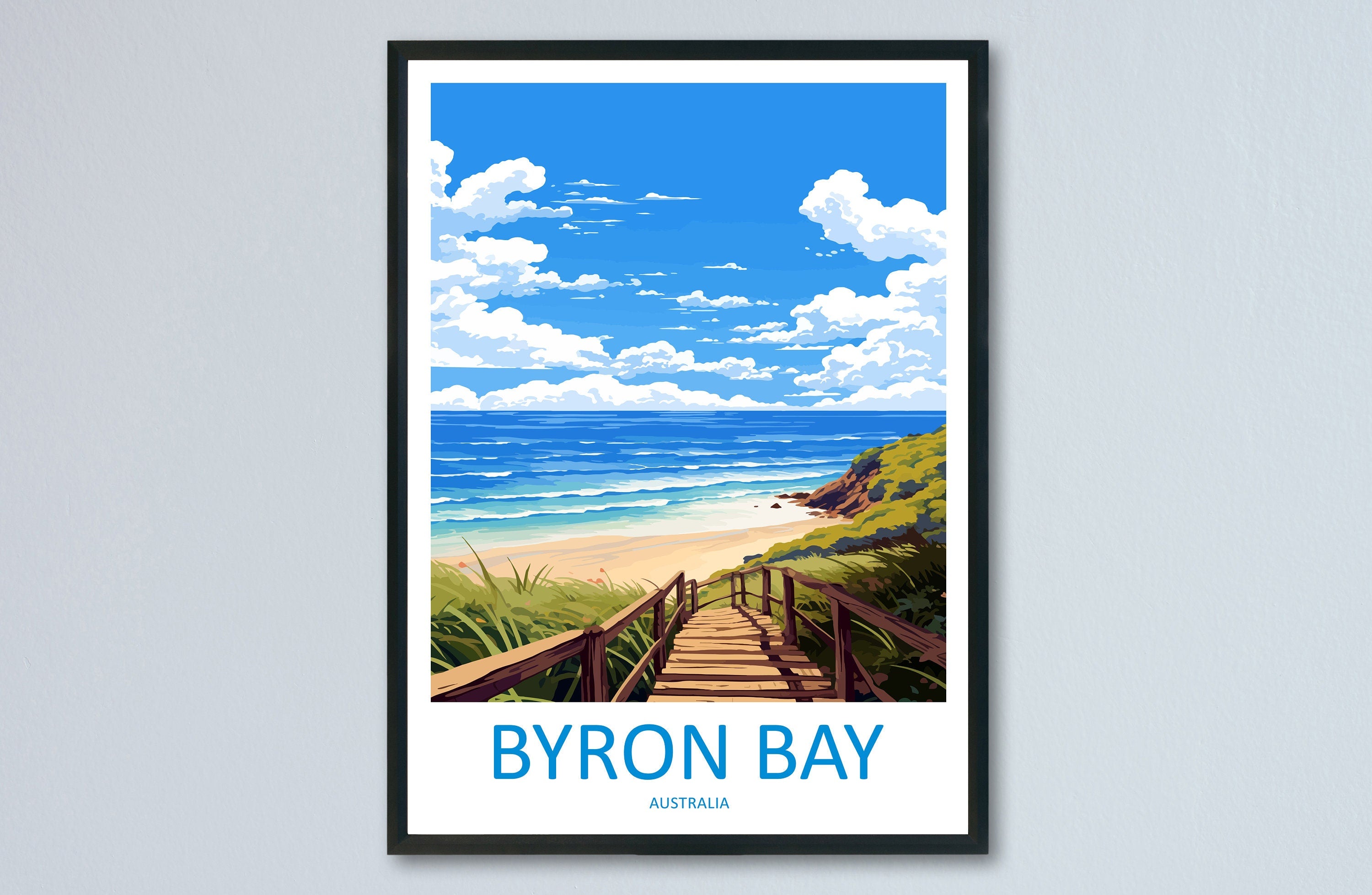 Byron Bay Travel Print