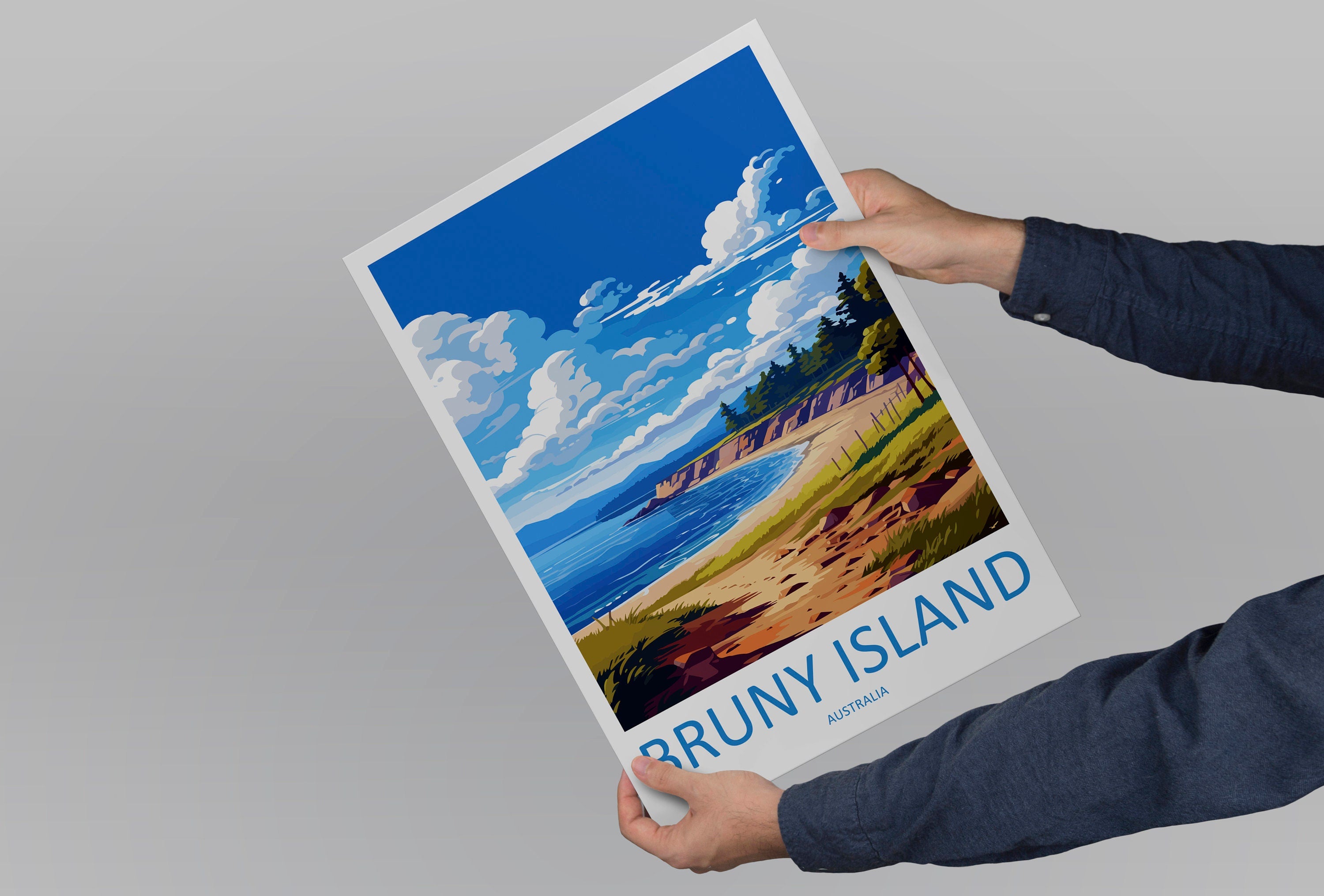 Bruny Island Travel Print