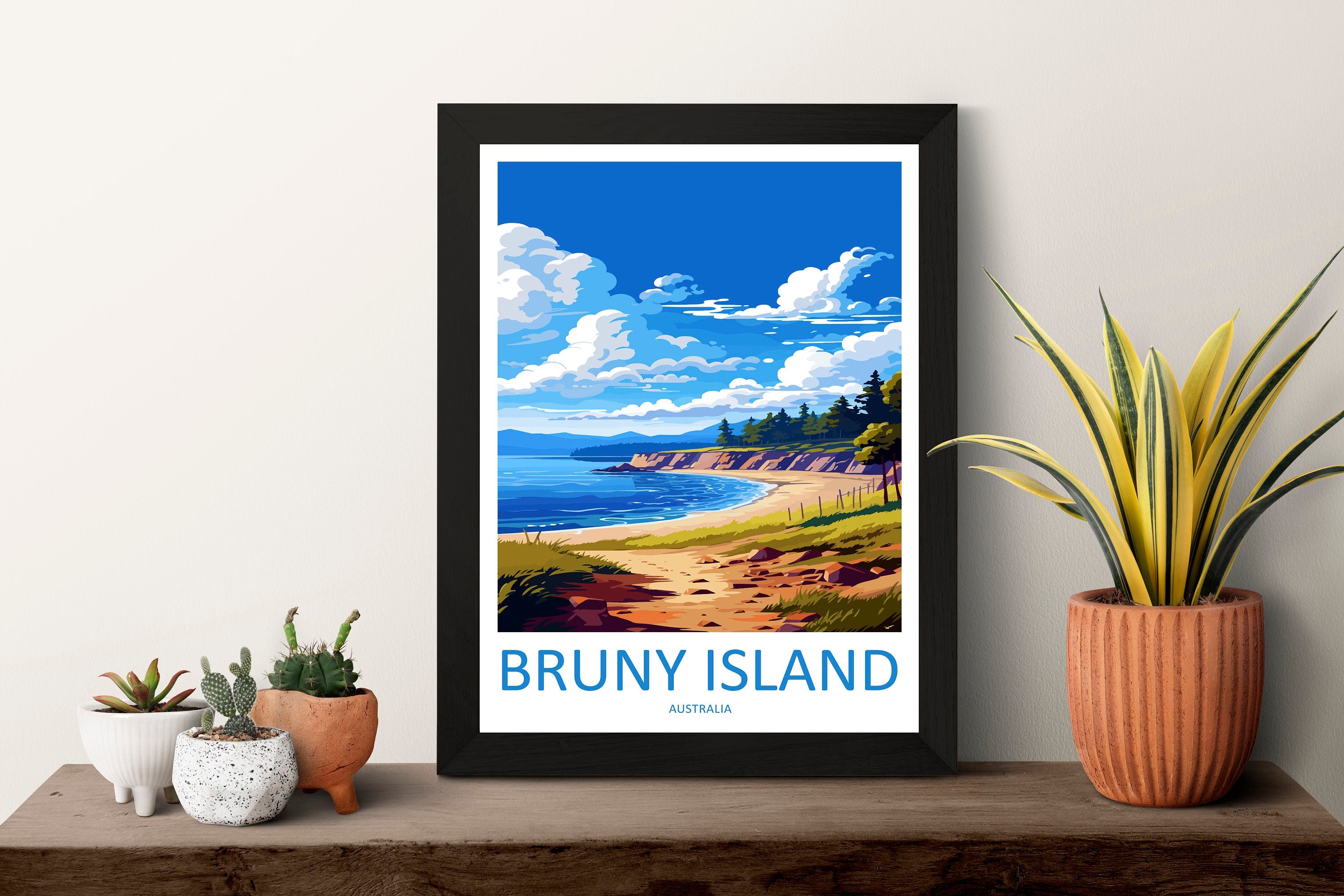 Bruny Island Travel Print