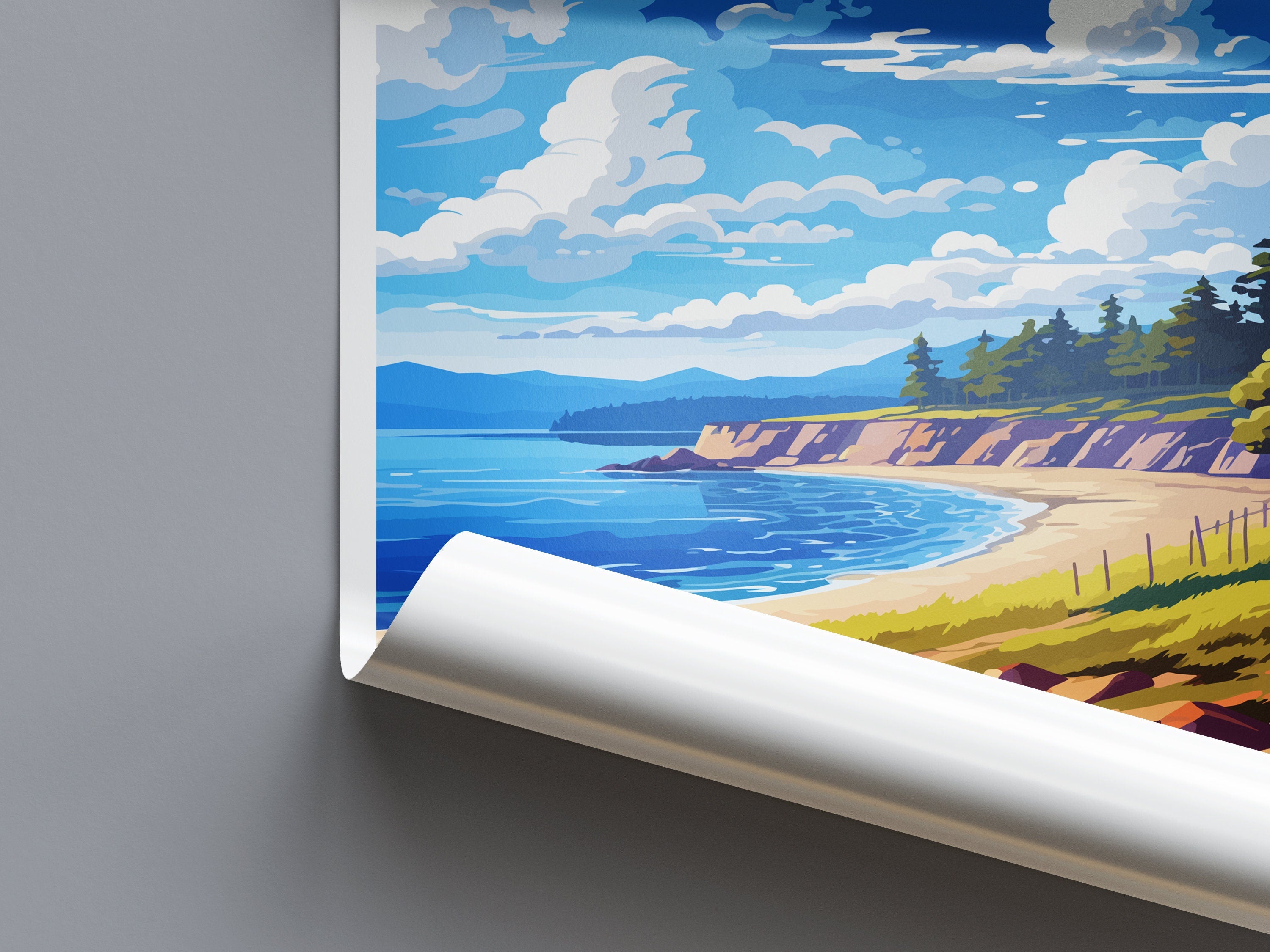 Bruny Island Travel Print