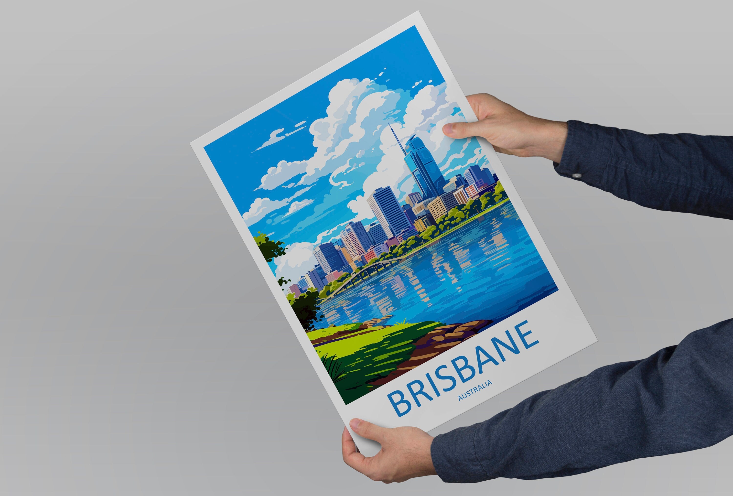 Brisbane Travel Print