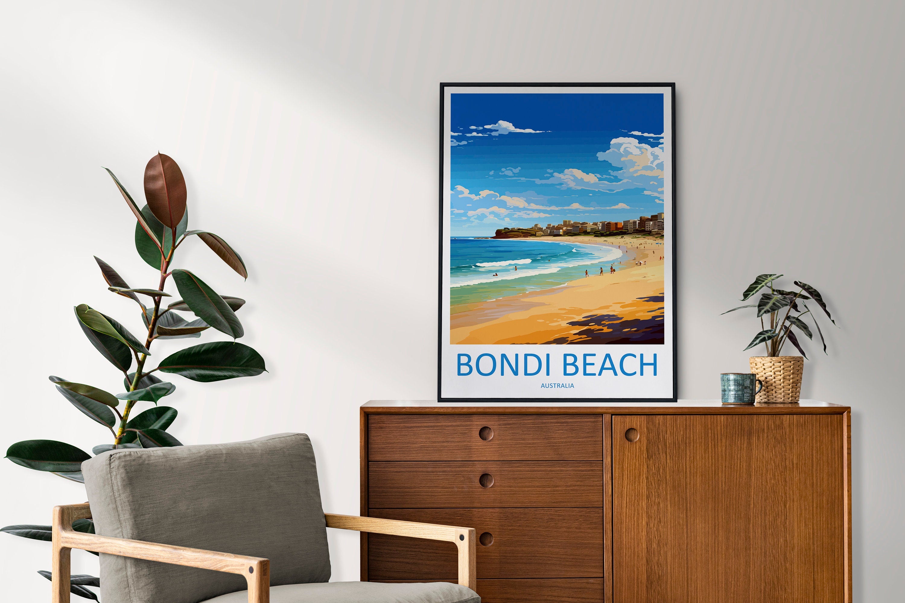 Bondi Beach Travel Print