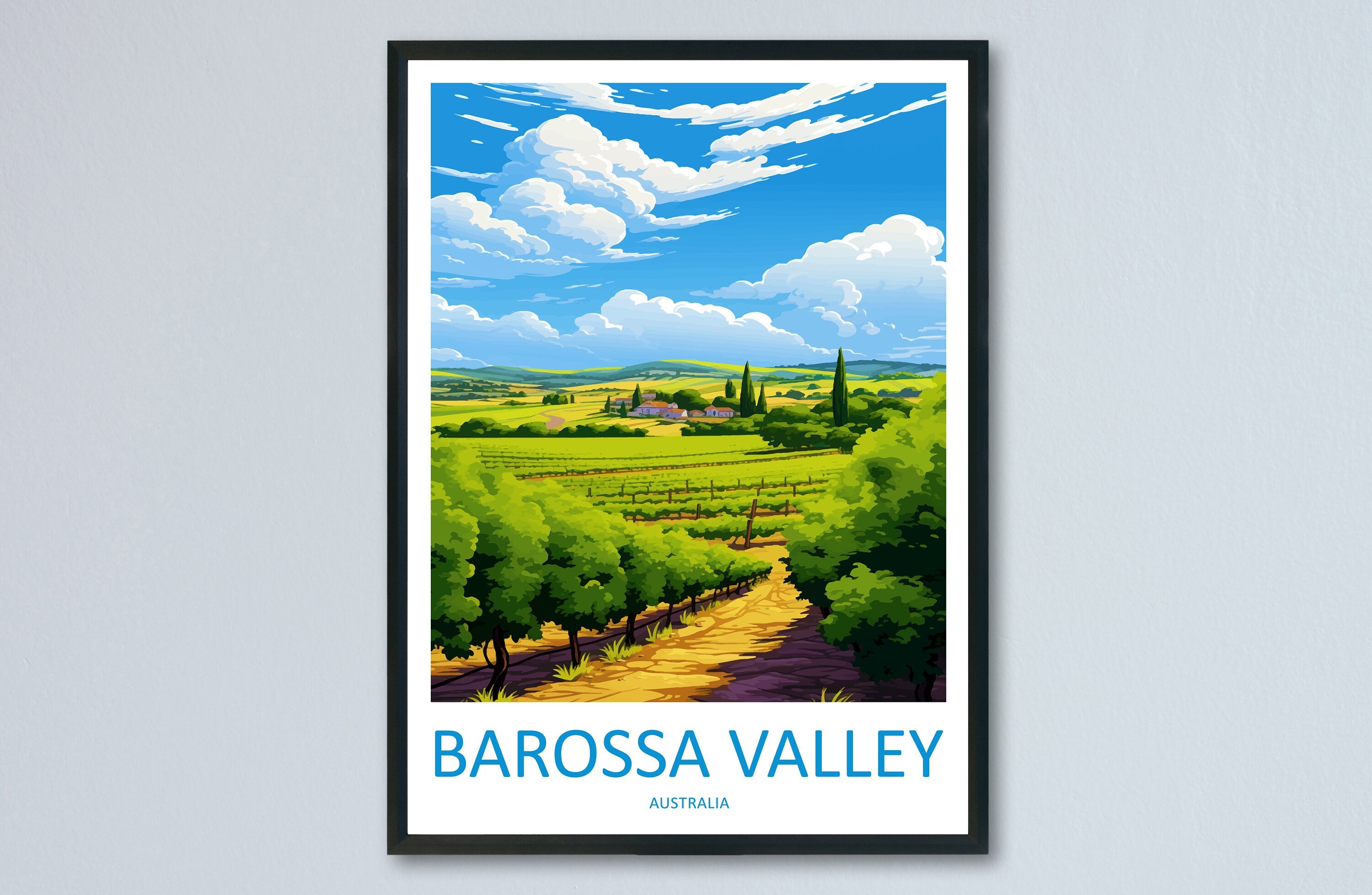 Barossa Valley Travel Print