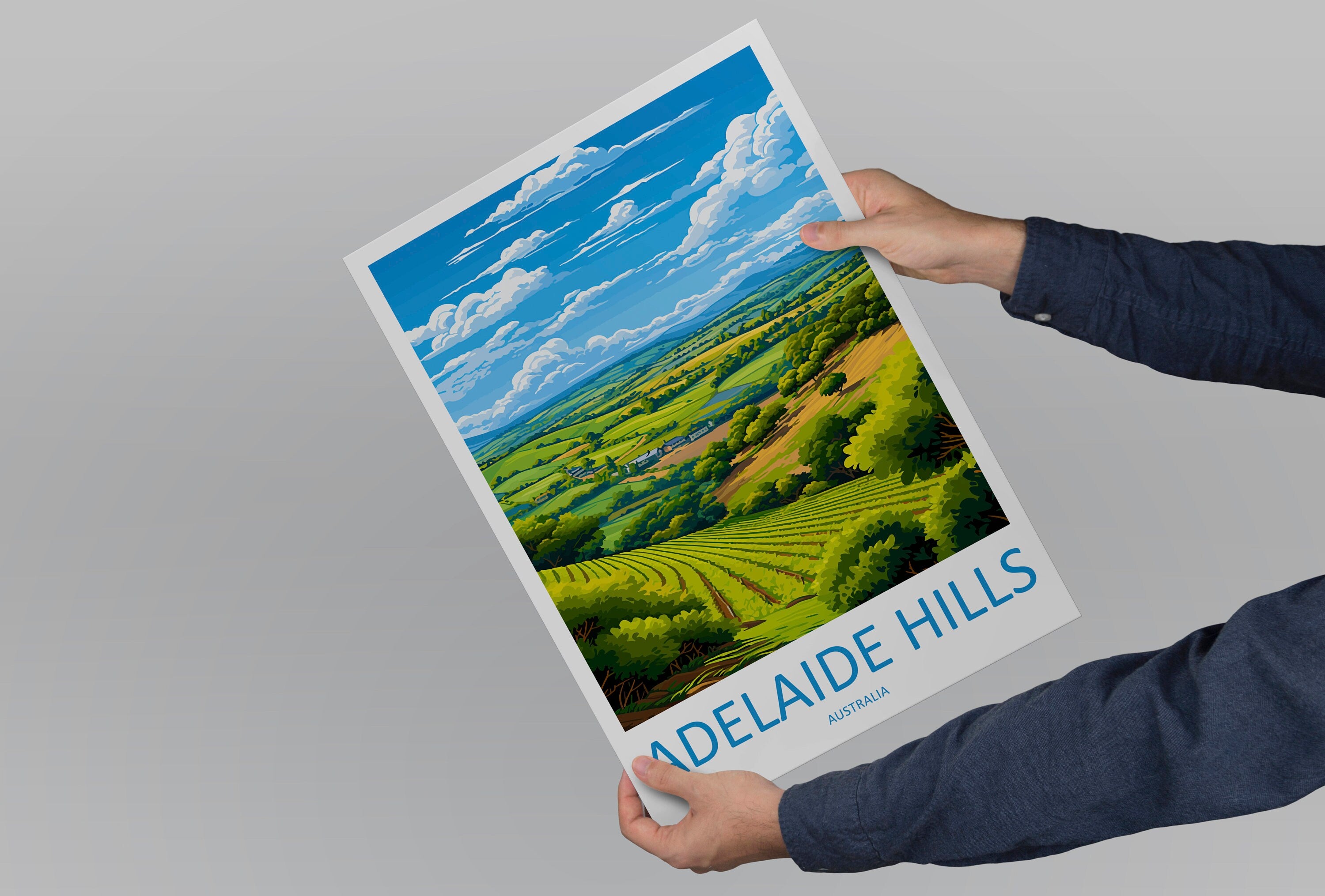 Adelaide Hills Travel Print