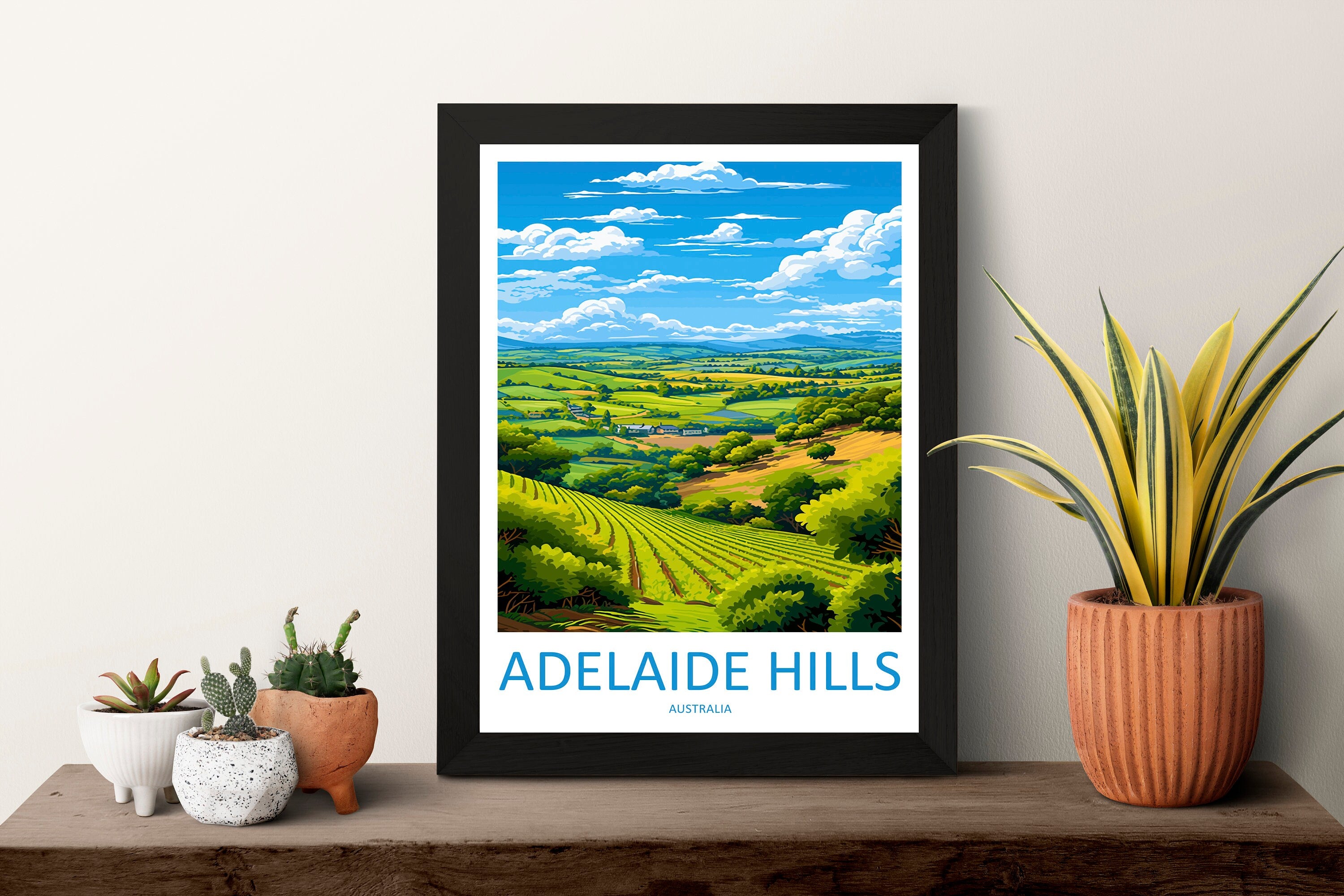 Adelaide Hills Travel Print