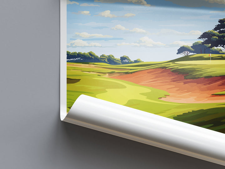 Bethpage Black Golf Club Travel Print Wall Art Bethpage Black Golf Club Wall Hanging Home Décor Bethpage Black Art Gift Art Lovers Golf Art