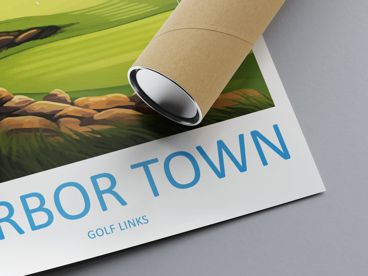 Harbor Town Golf Links Travel Print Wall Art Harbor Town Golf Club Wall Hanging Home Décor Harbor Town Course Art Gift Art Lovers Golf Art