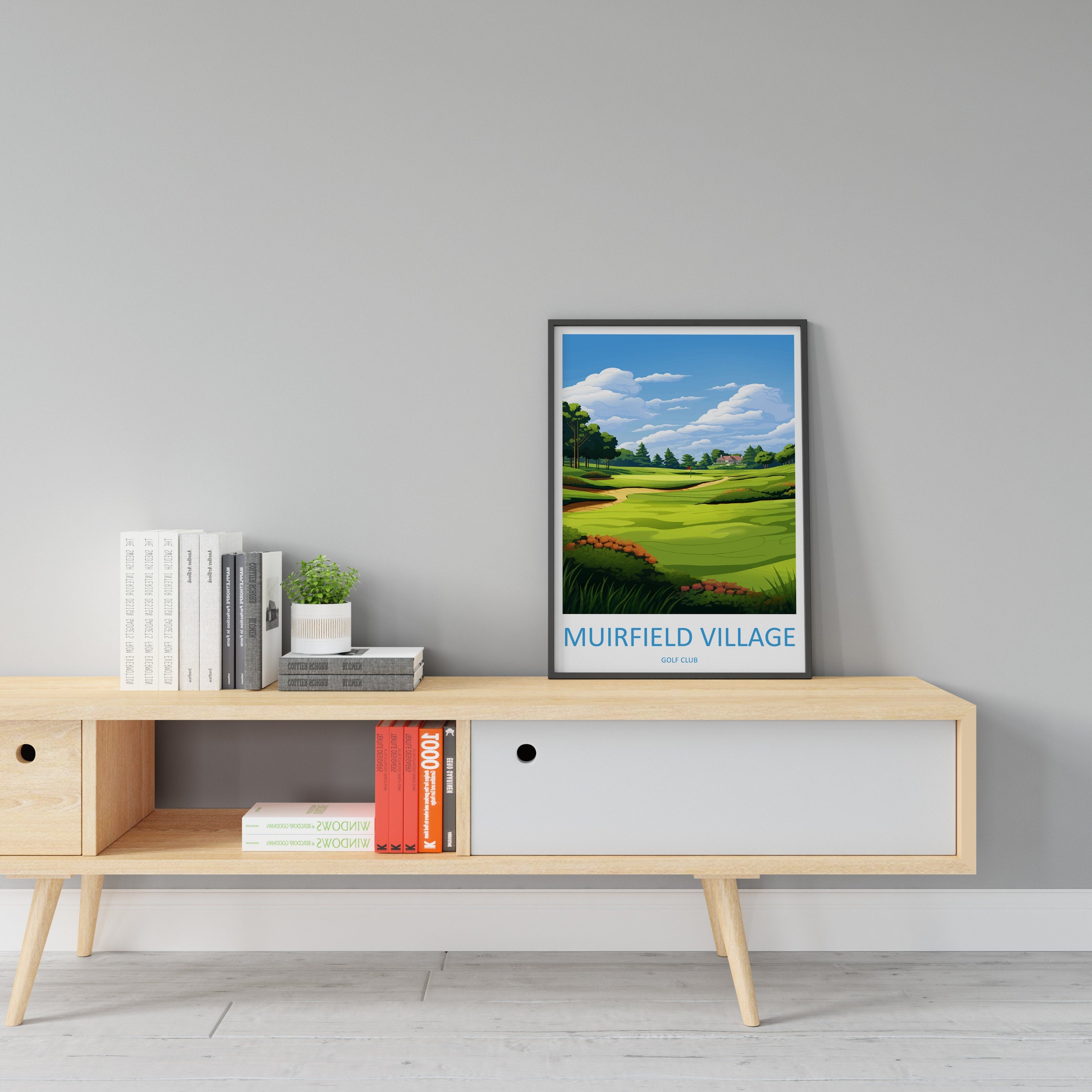 Muirfeild Village Golf Course Travel Print