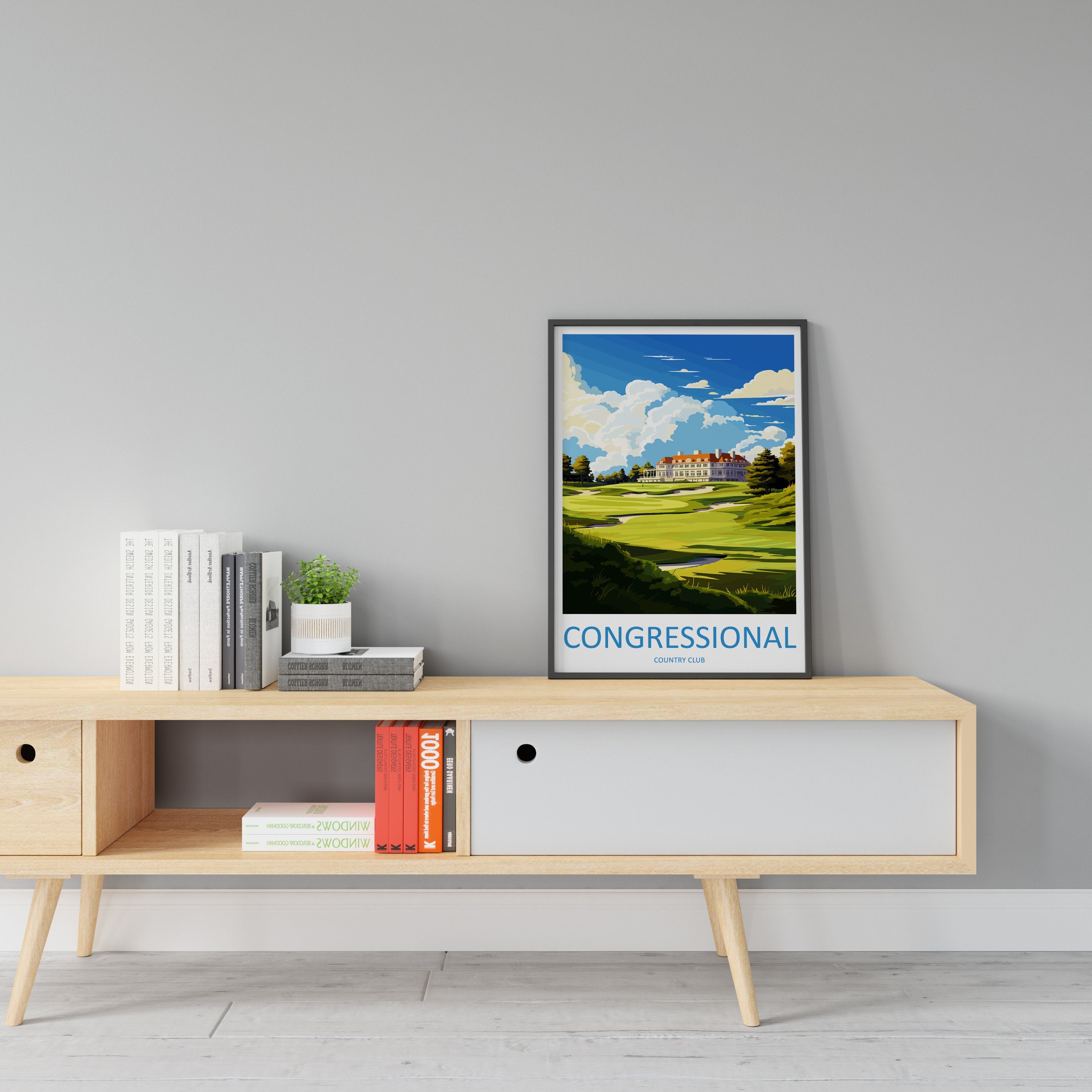 Congressional Golf Club Travel Print