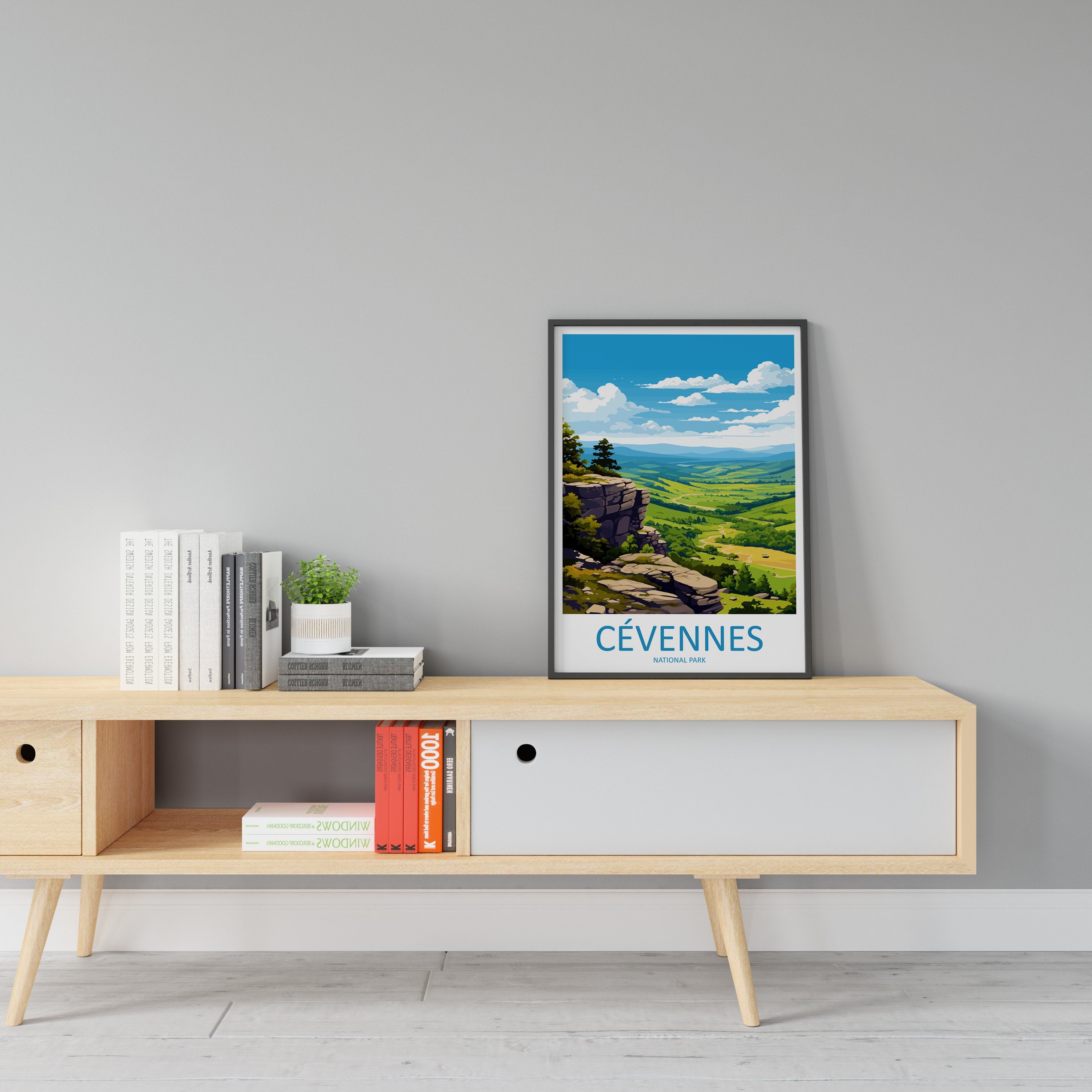 Cévennes National Park Travel Print