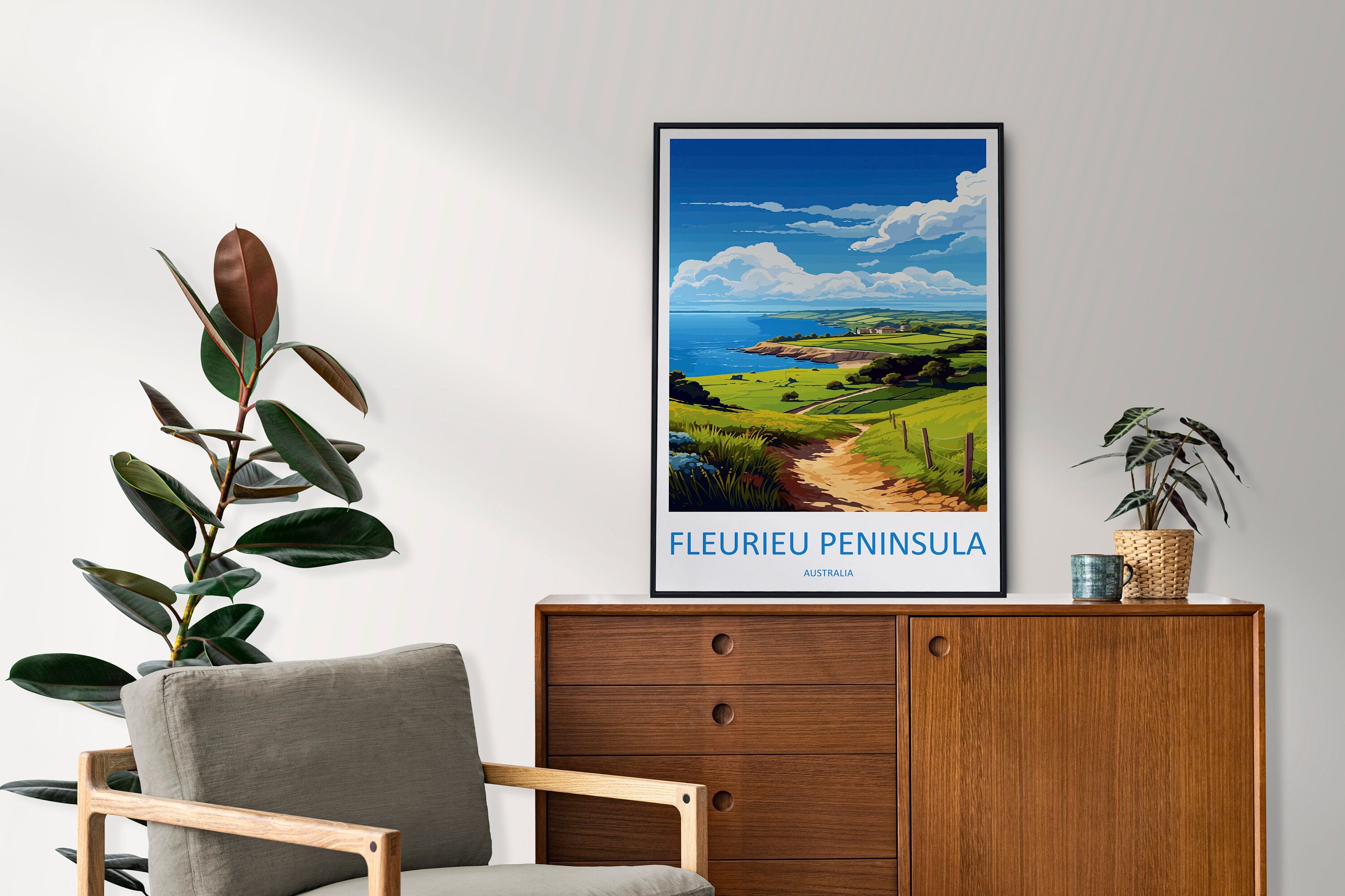 Fleurieu Peninsula Travel Print