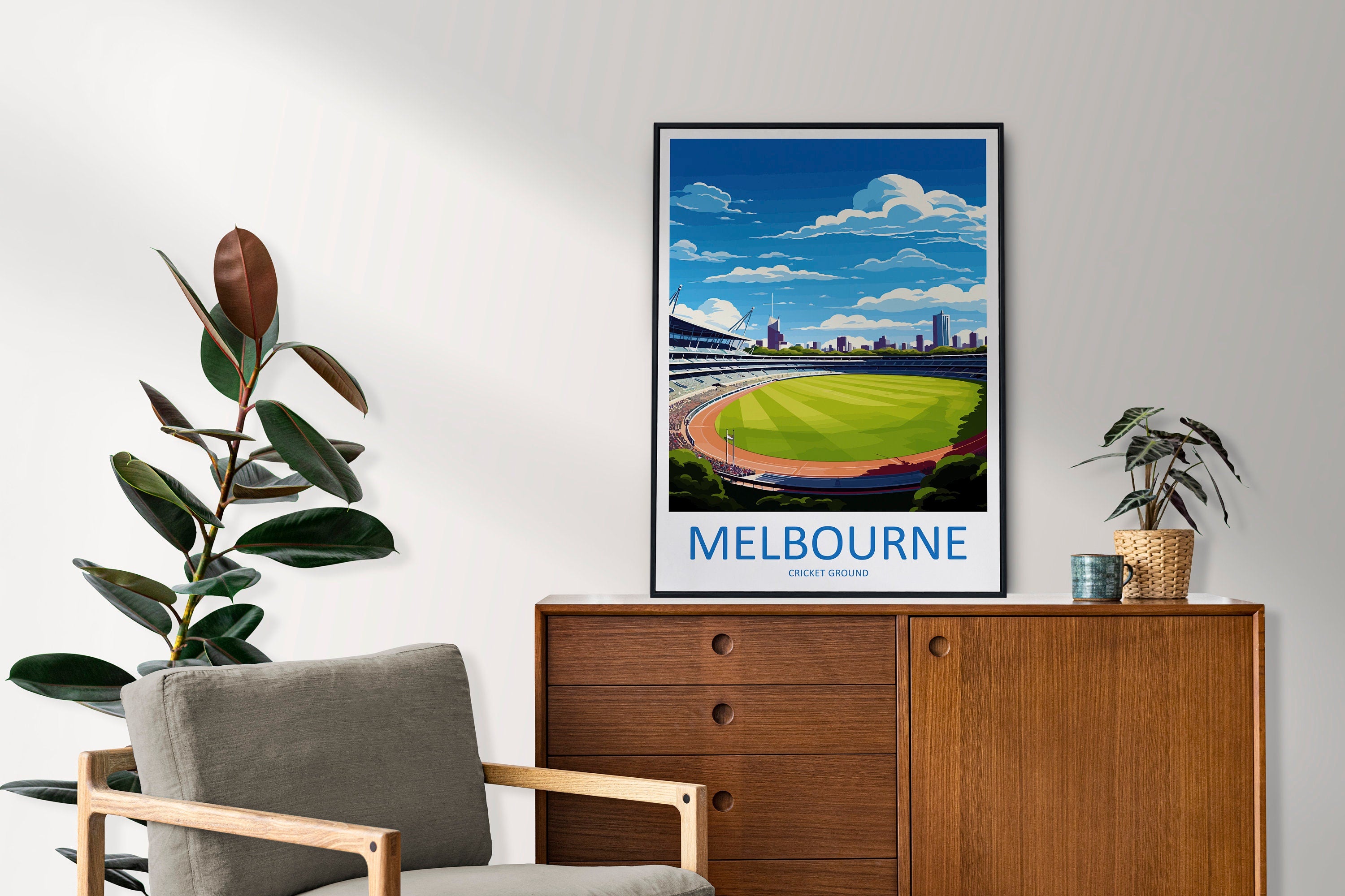 Melbourne Cricket Ground Travel Print