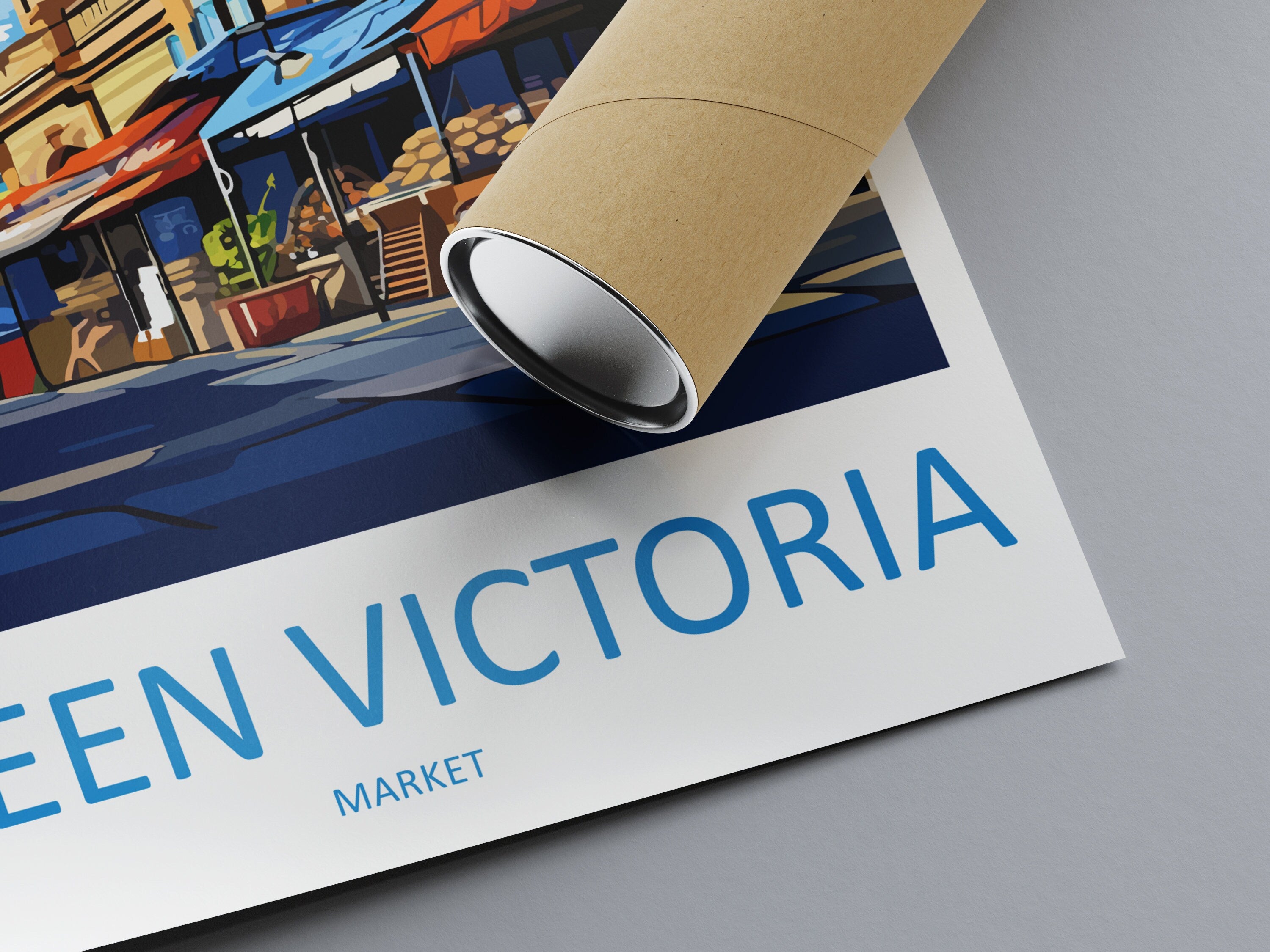 Queen Victoria Market Travel Print