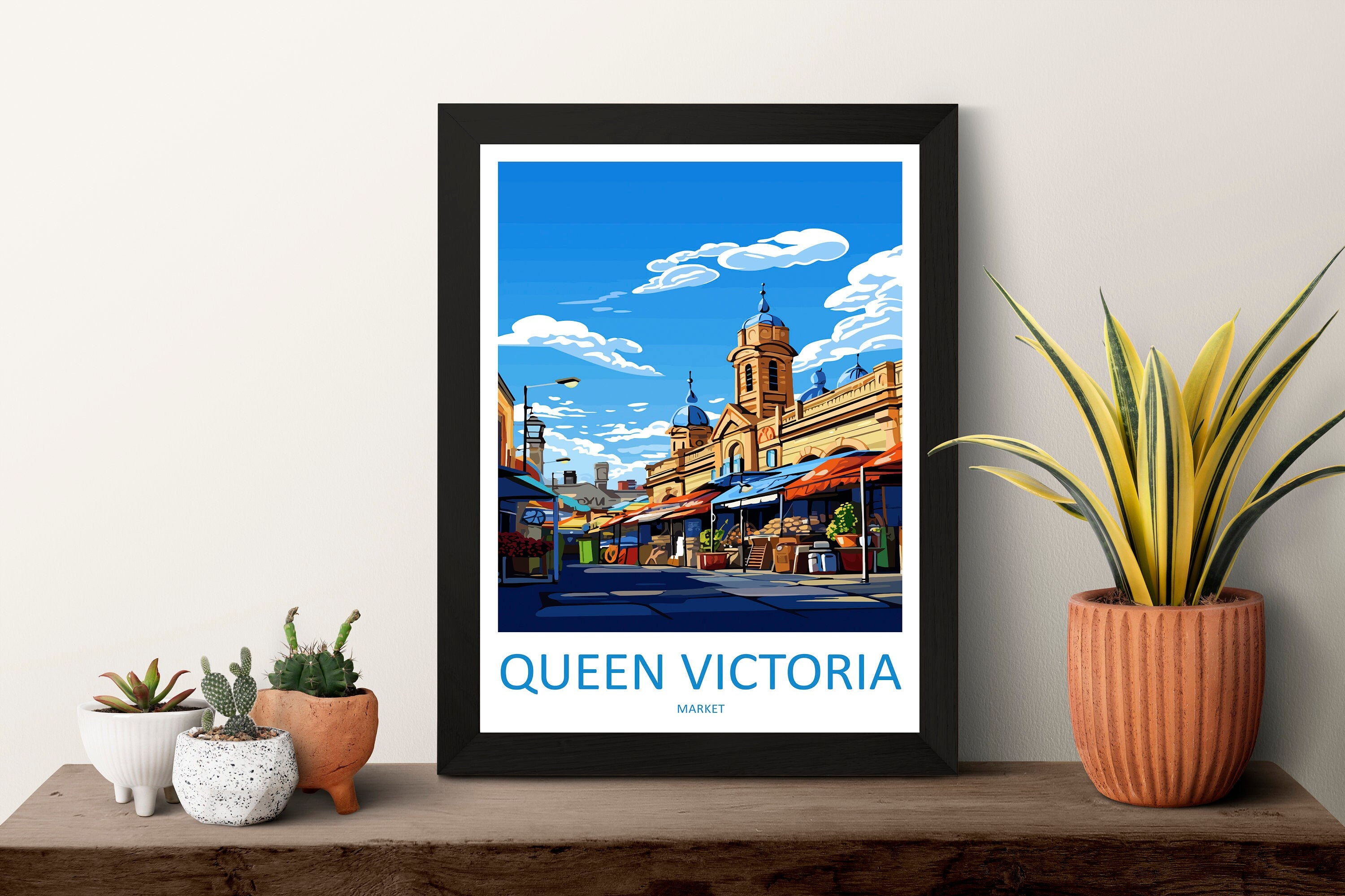 Queen Victoria Market Travel Print