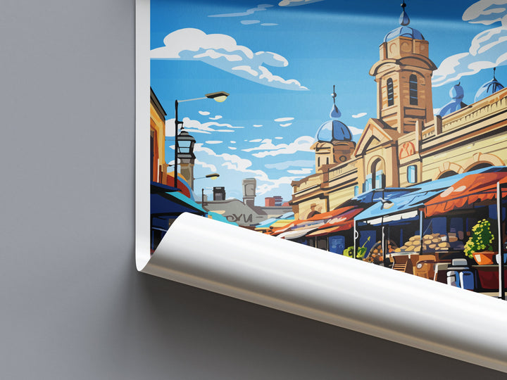Queen Victoria Market Travel Print Wall Art Queen Victoria Market Wall Hanging Home Décor Queen Victoria Market Gift Art Lovers