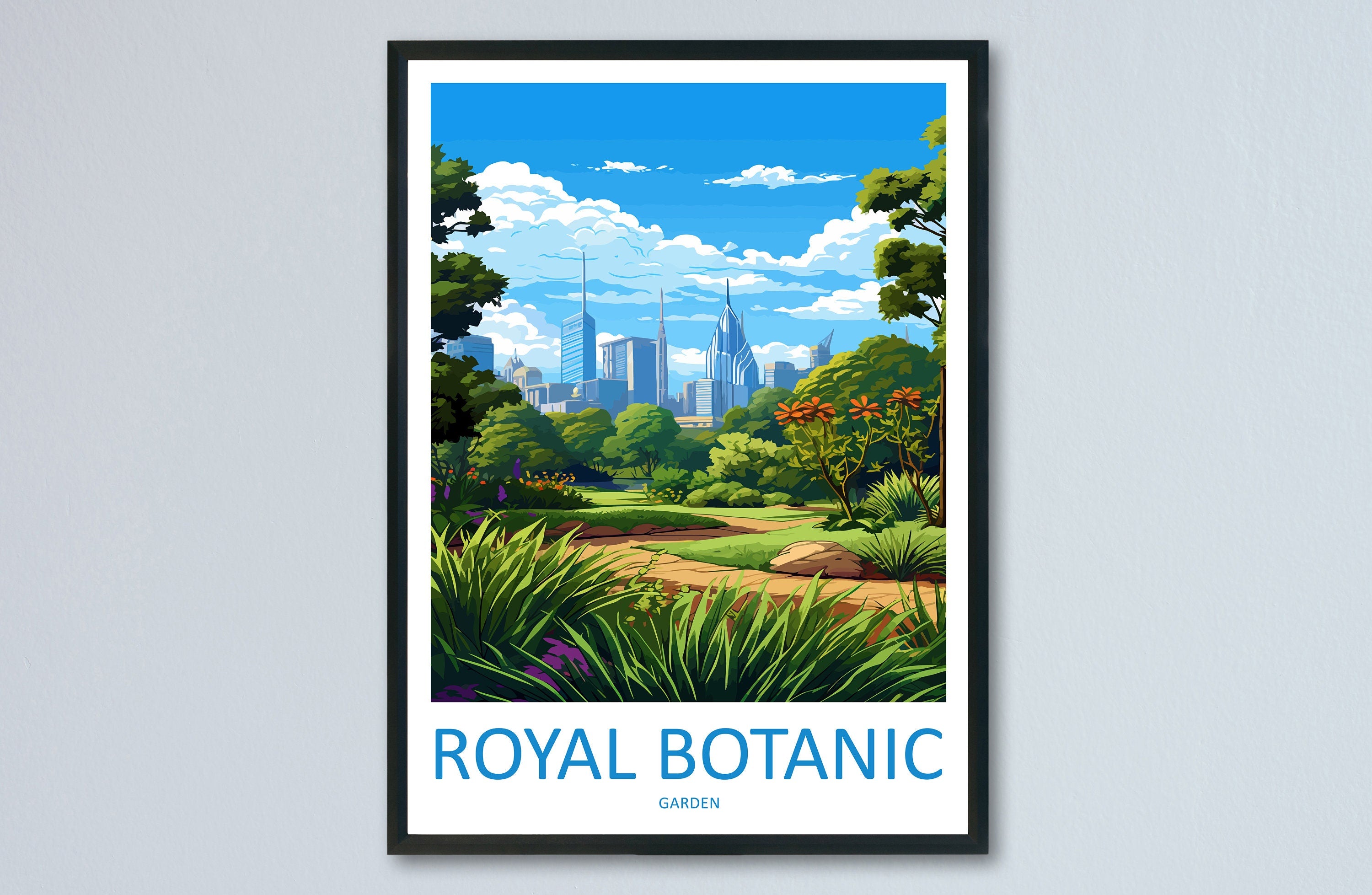 Royal Botanic Garden Travel Print