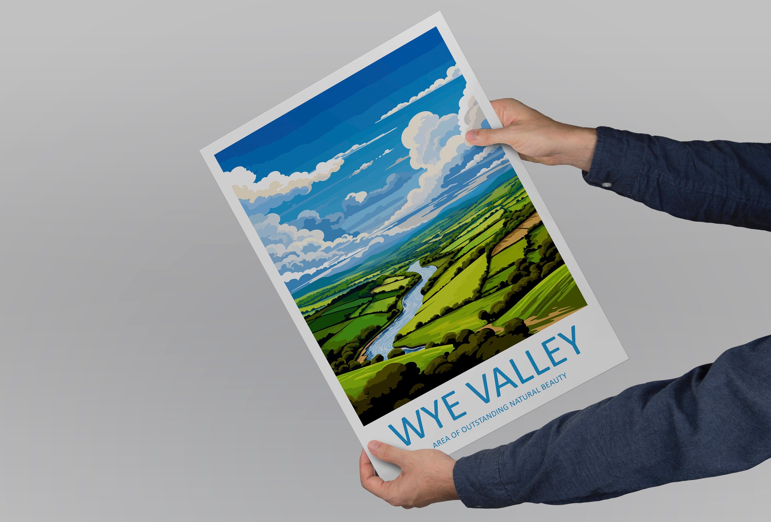 Wye Valley Travel Print